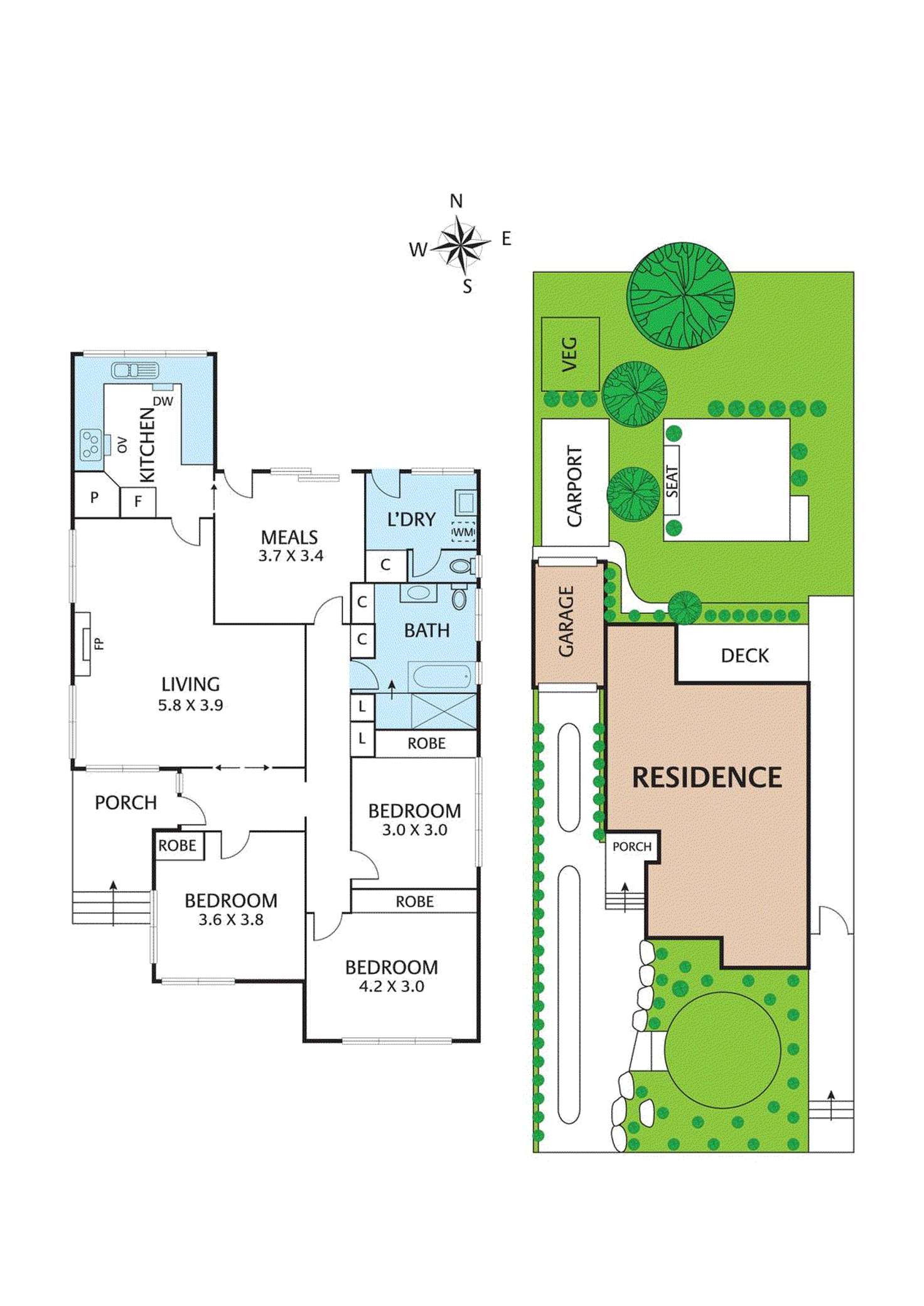 Floorplan of Homely house listing, 3 Gerbera Court, Blackburn North VIC 3130