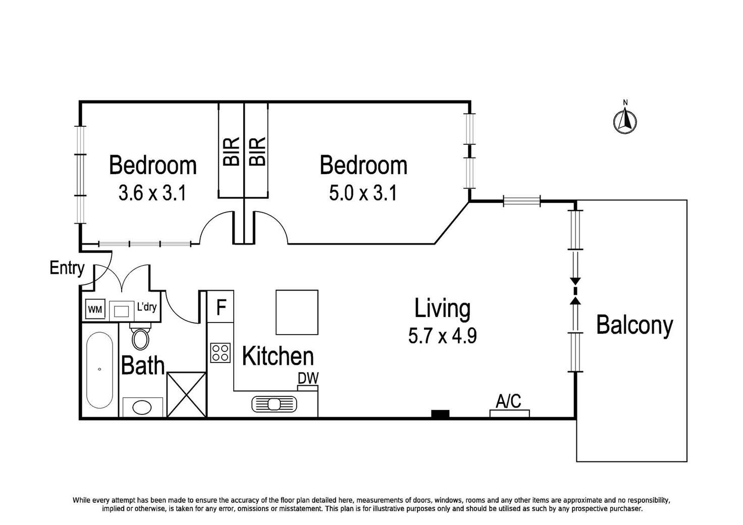 Floorplan of Homely apartment listing, 15/18-22 Bell Street, Heidelberg Heights VIC 3081