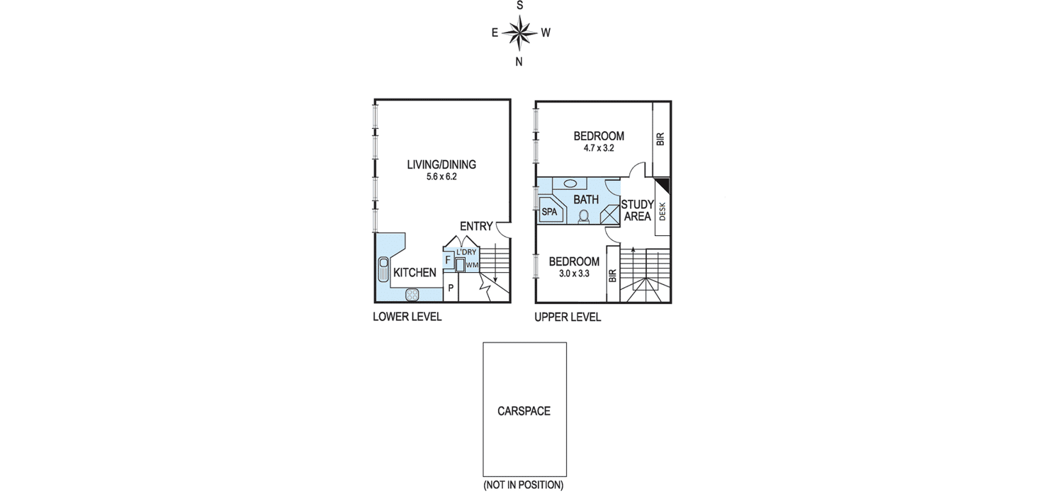 Floorplan of Homely apartment listing, 8/529 Rae Street, Fitzroy North VIC 3068