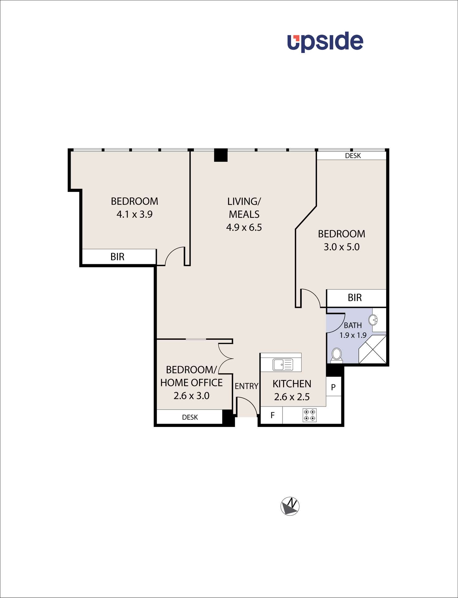 Floorplan of Homely apartment listing, 1201/570 Lygon Street, Carlton VIC 3053