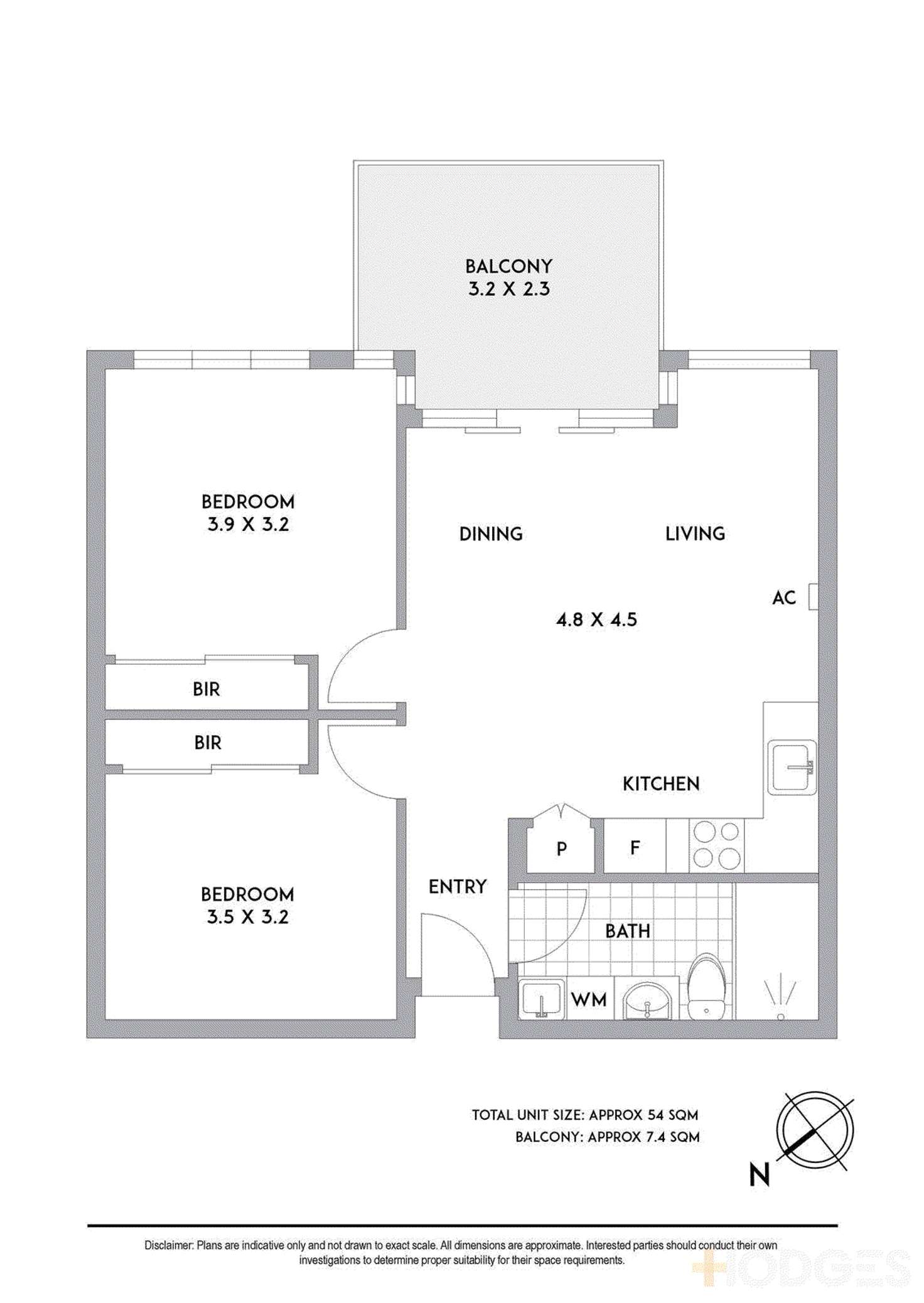Floorplan of Homely unit listing, 8/2 Yarra Bing Crescent, Burwood VIC 3125