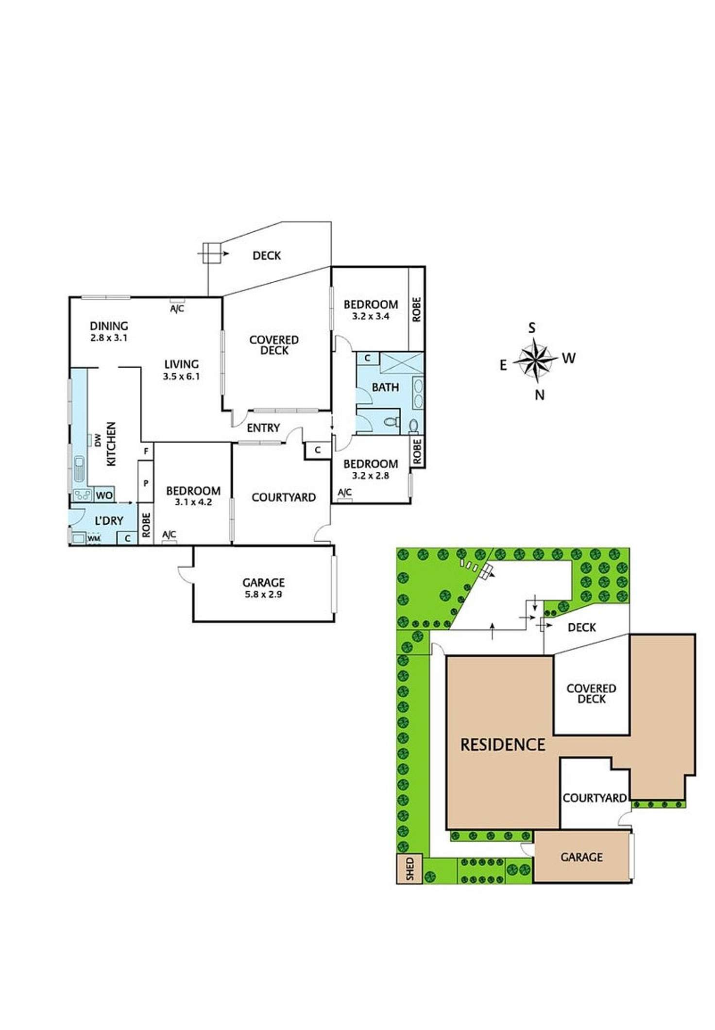 Floorplan of Homely unit listing, 4/107 Surrey Road, Blackburn North VIC 3130