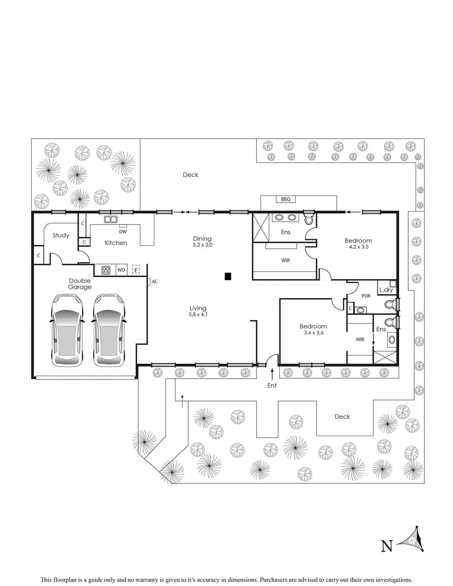 Floorplan of Homely house listing, 6 Adamson Street, Brighton VIC 3186