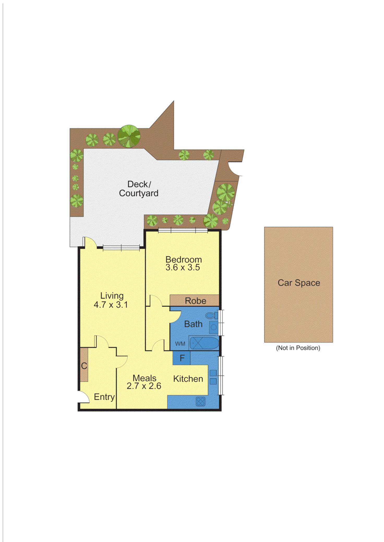 Floorplan of Homely apartment listing, 8/481-483 Kooyong Road, Elsternwick VIC 3185