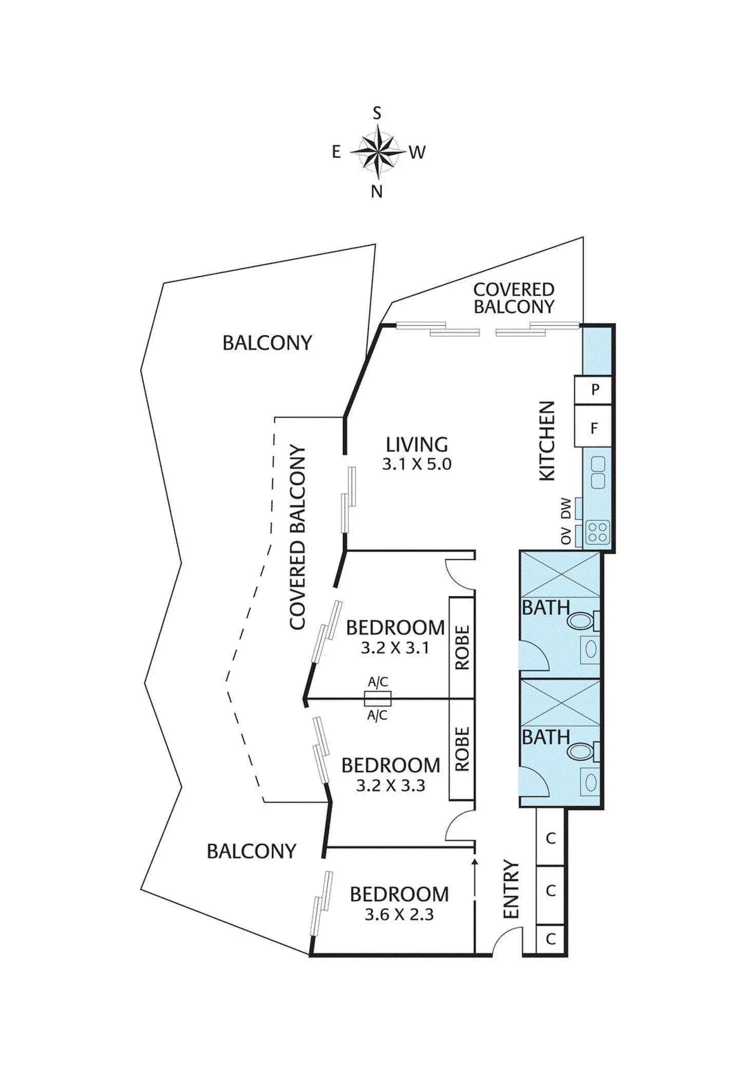 Floorplan of Homely apartment listing, 415/33 Harrow Street, Box Hill VIC 3128