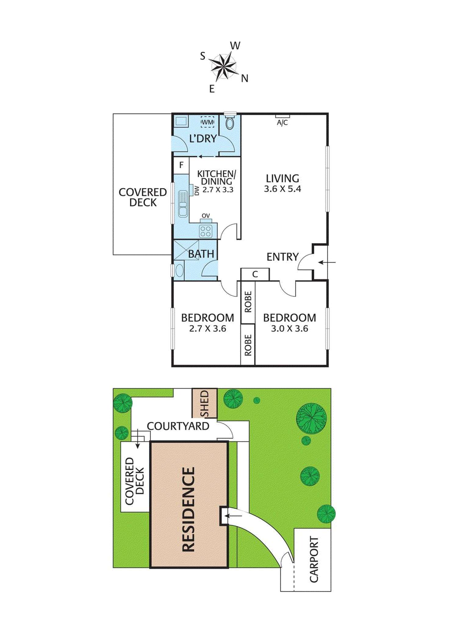 Floorplan of Homely unit listing, 2/20 Lena Grove, Ringwood VIC 3134