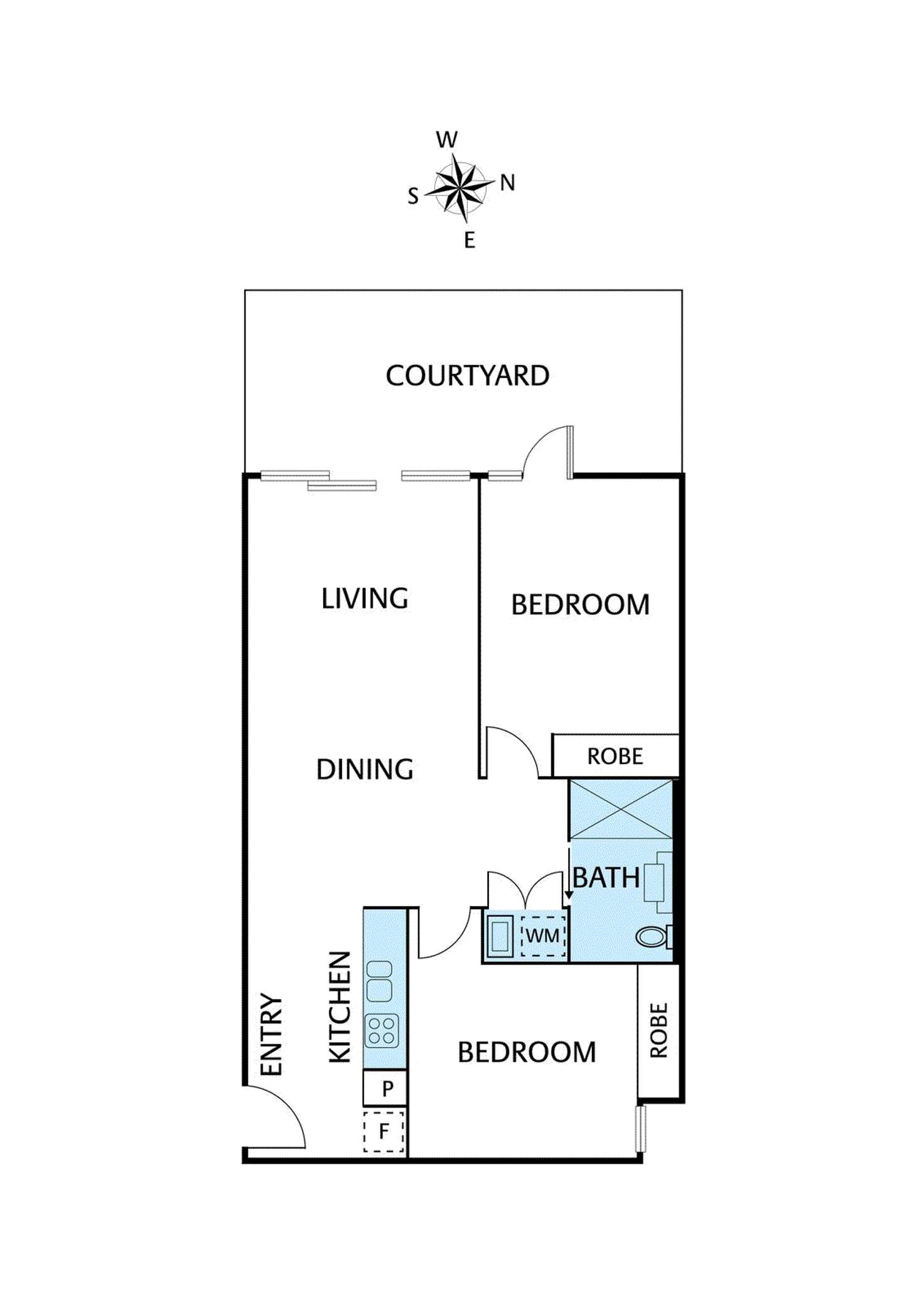 Floorplan of Homely apartment listing, G04/4 Station Street, Blackburn VIC 3130