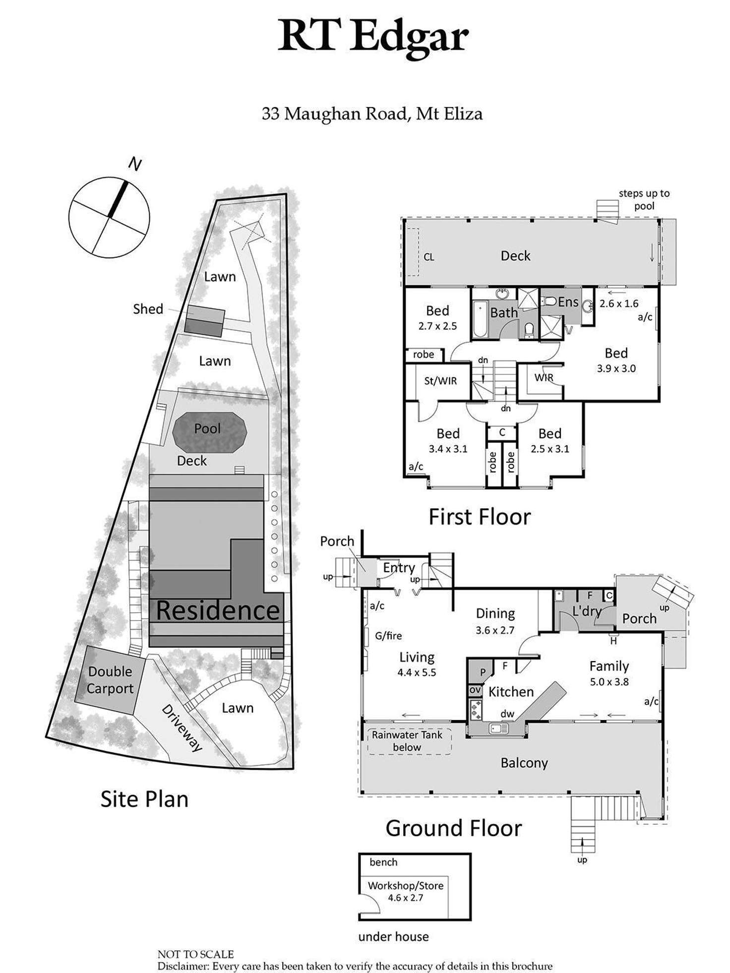 Floorplan of Homely house listing, 33 Maughan Road, Mount Eliza VIC 3930