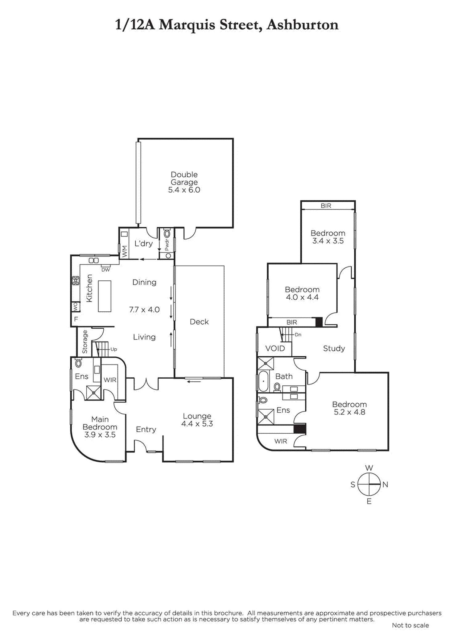 Floorplan of Homely house listing, 1/12A Marquis Street, Ashburton VIC 3147
