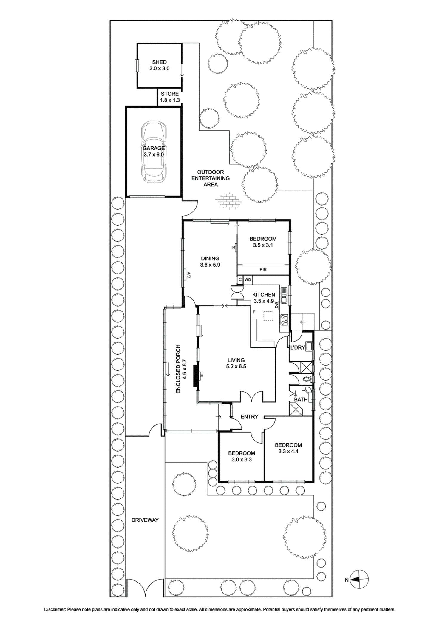 Floorplan of Homely house listing, 18 Michael Street, Beaumaris VIC 3193