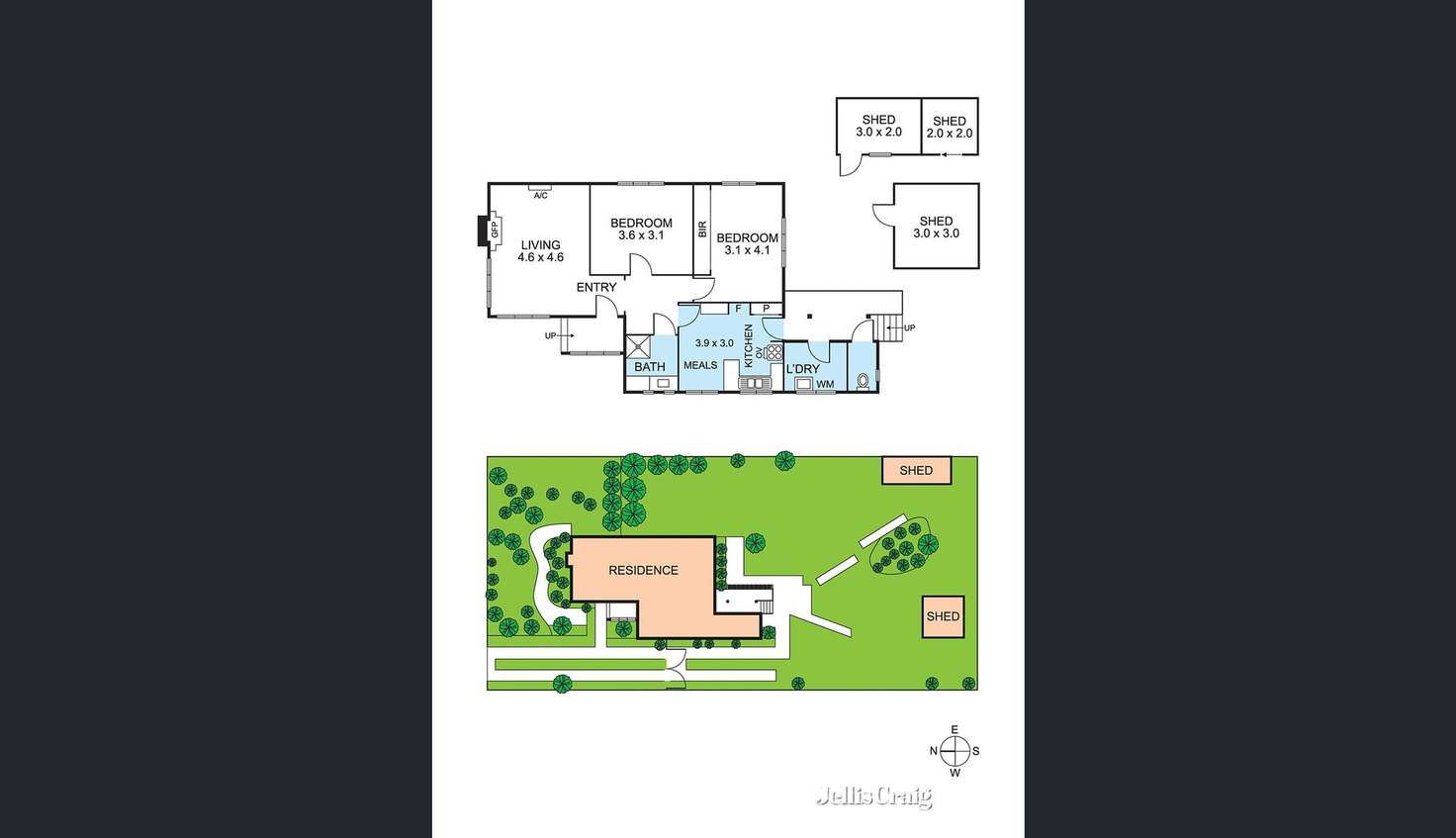 Floorplan of Homely house listing, 39 Collins Street, Heidelberg Heights VIC 3081