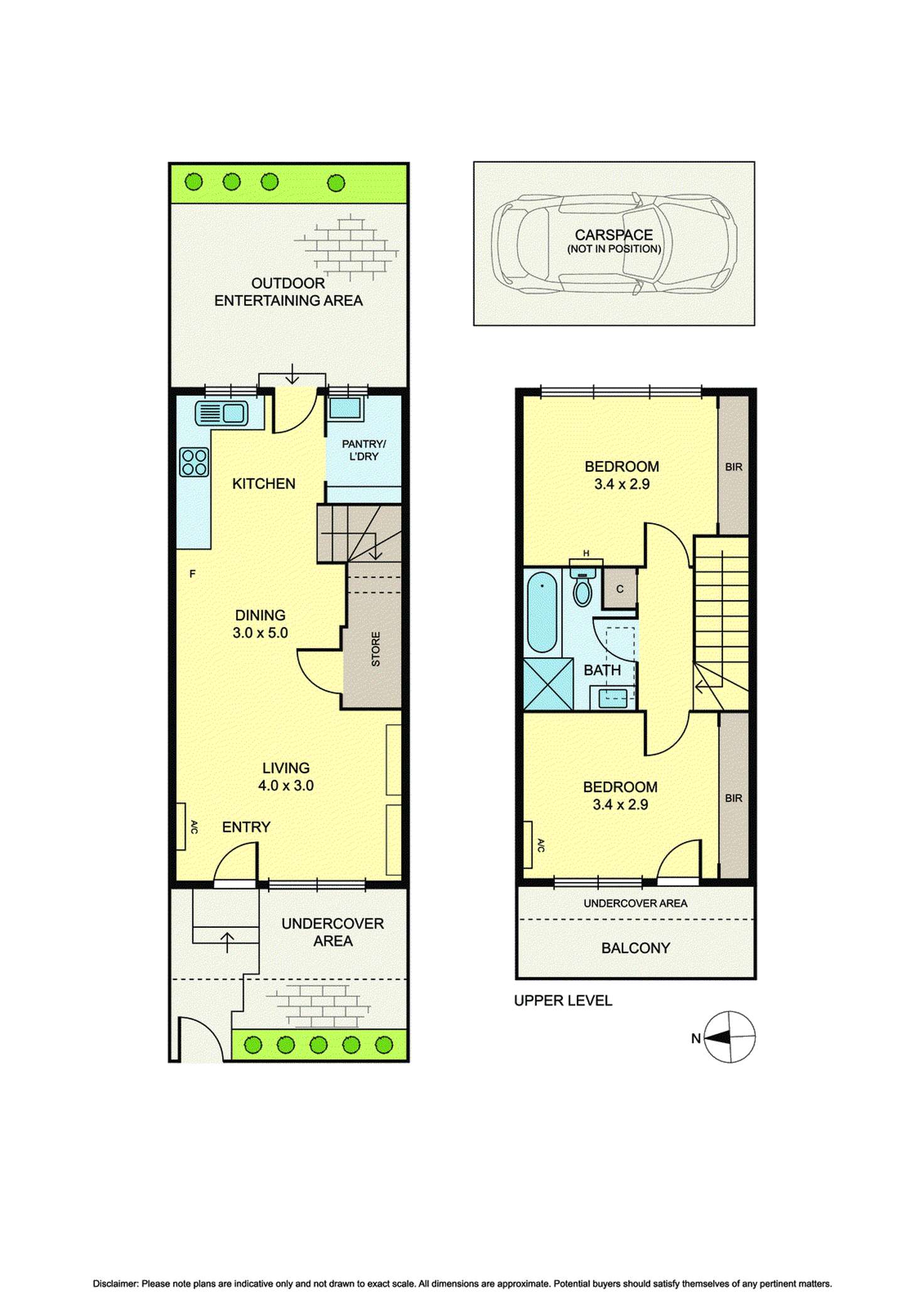 Floorplan of Homely townhouse listing, 38/516-518 Moreland Road, Brunswick West VIC 3055