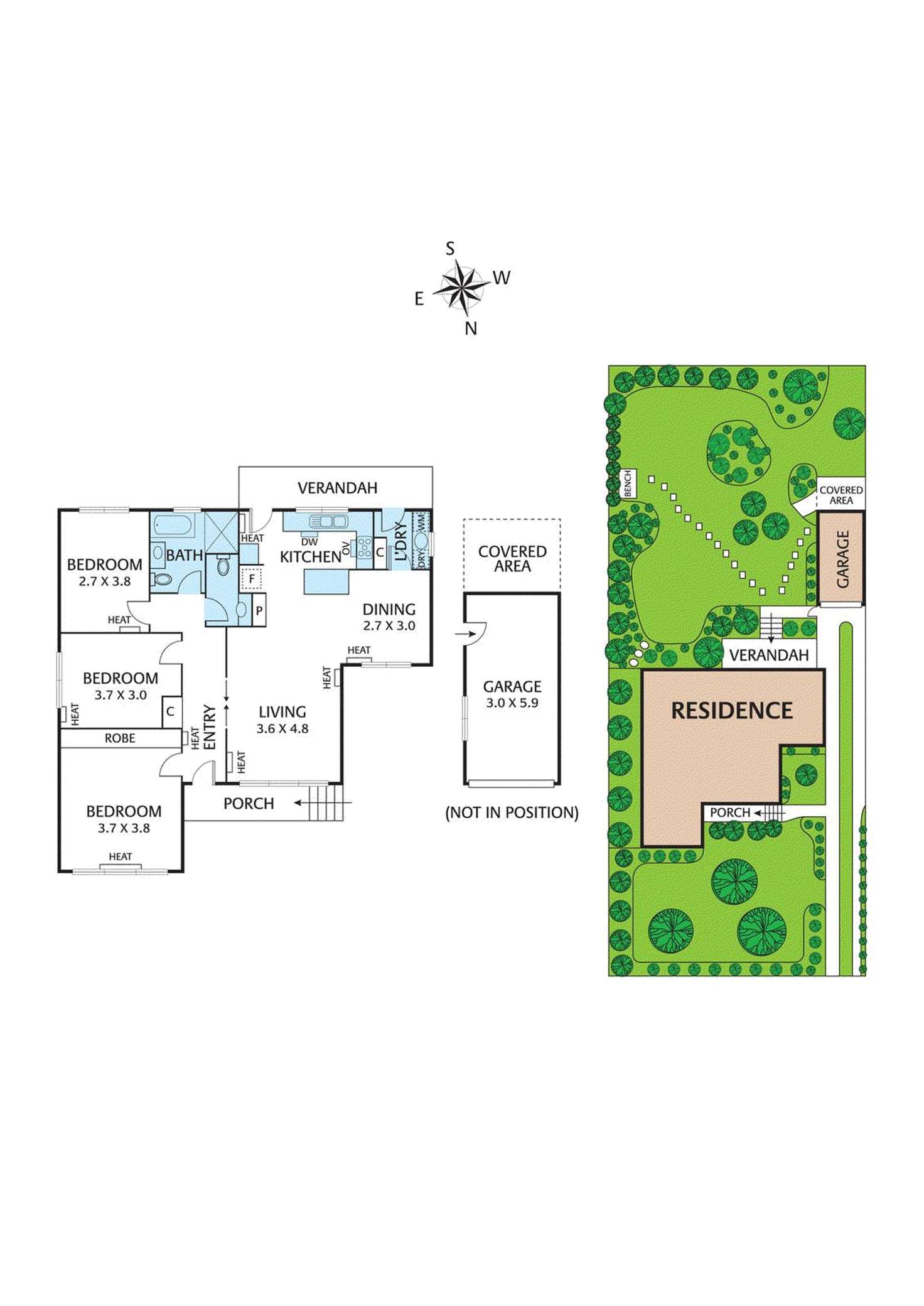 Floorplan of Homely house listing, 12 Henwood Street, Forest Hill VIC 3131