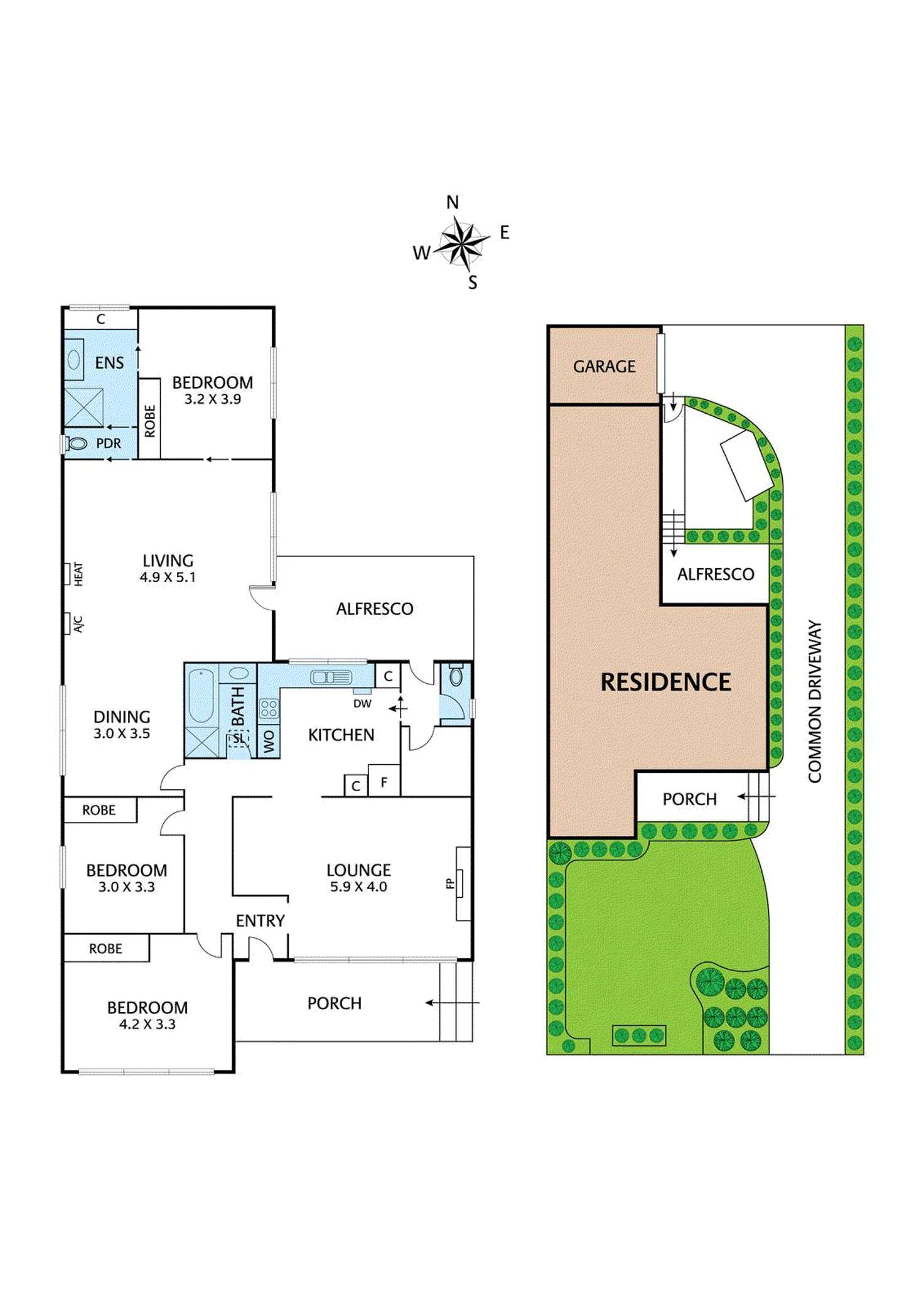 Floorplan of Homely unit listing, 1/11 Mitchell Street, Blackburn North VIC 3130