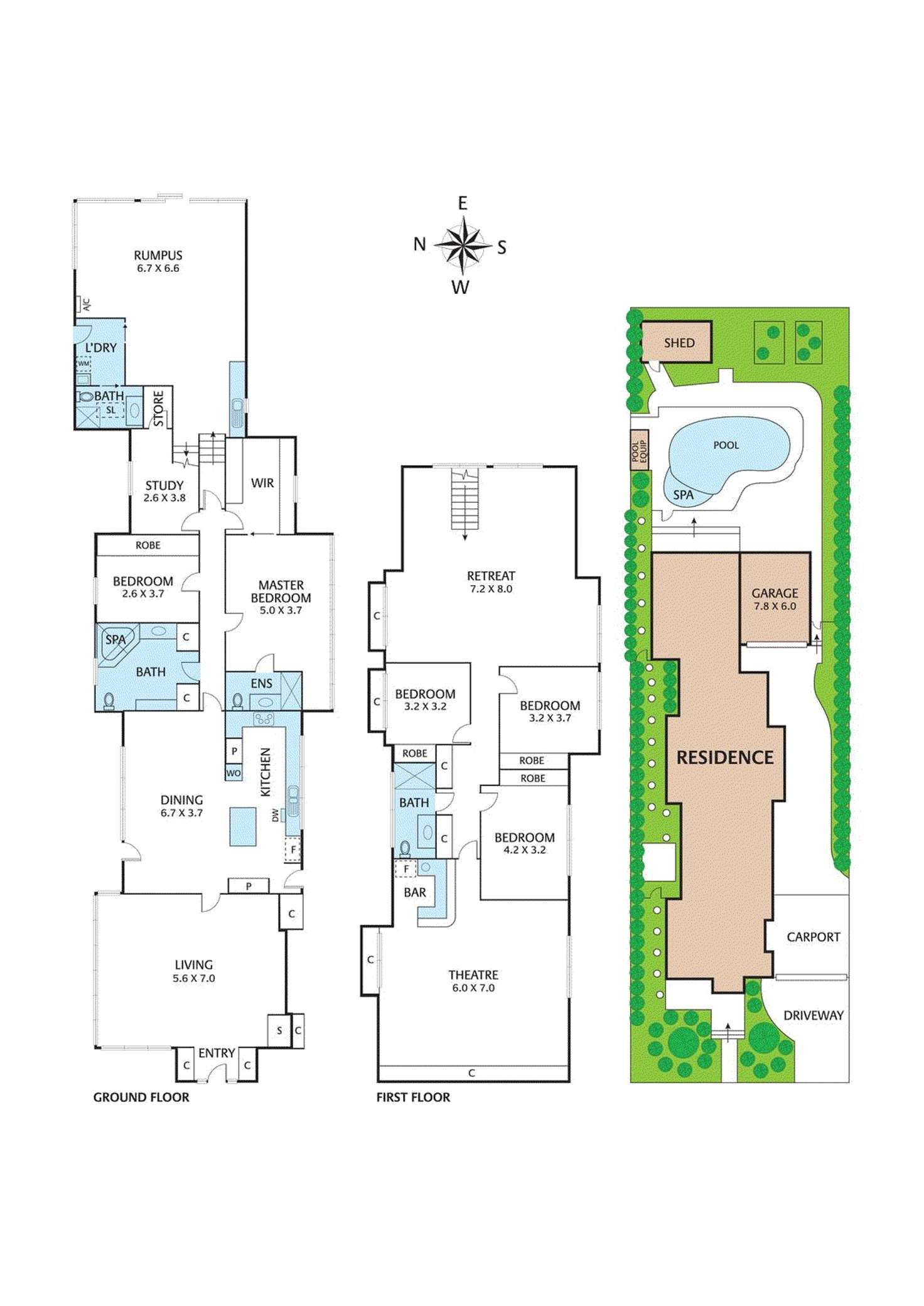 Floorplan of Homely house listing, 1 Deanswood Road, Forest Hill VIC 3131