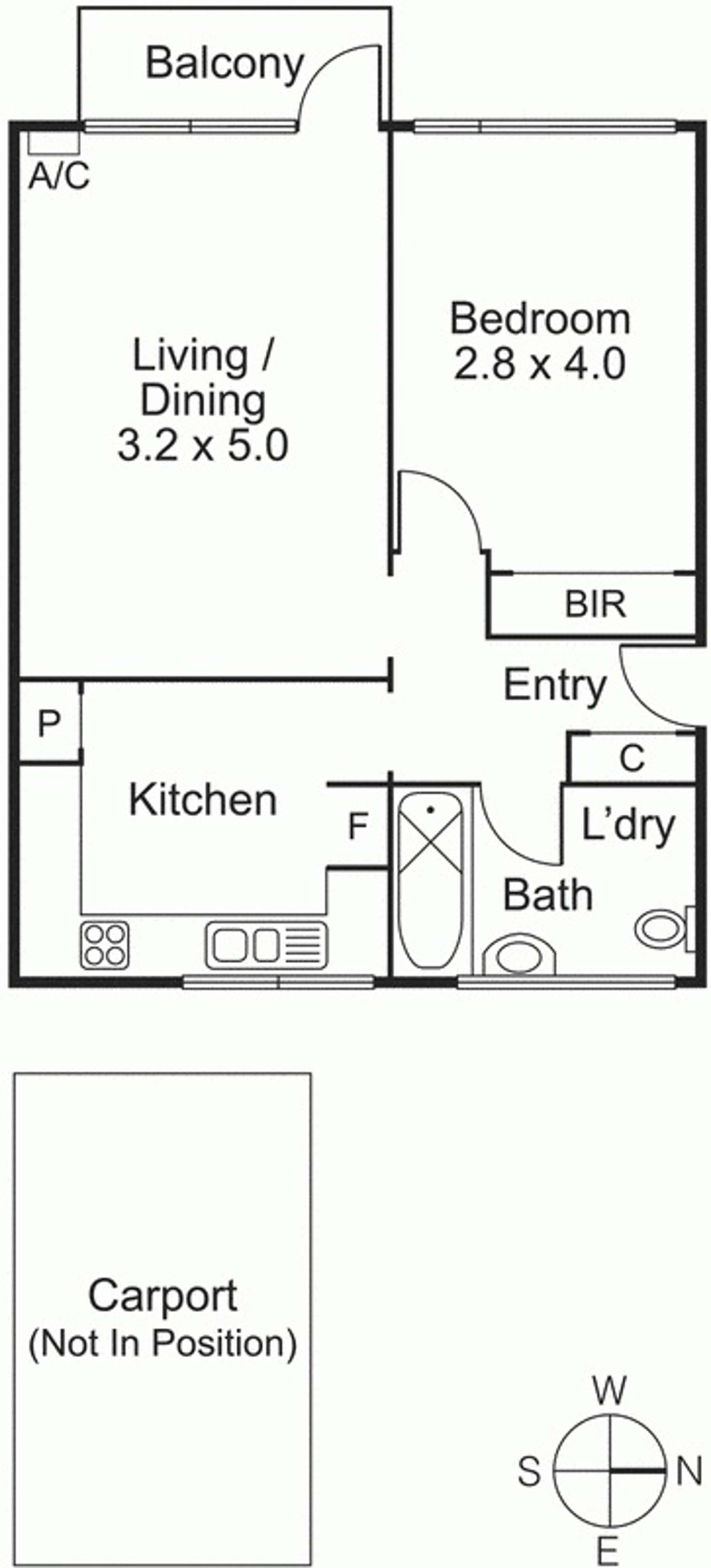 Floorplan of Homely apartment listing, 10/587 Glenhuntly Road, Elsternwick VIC 3185