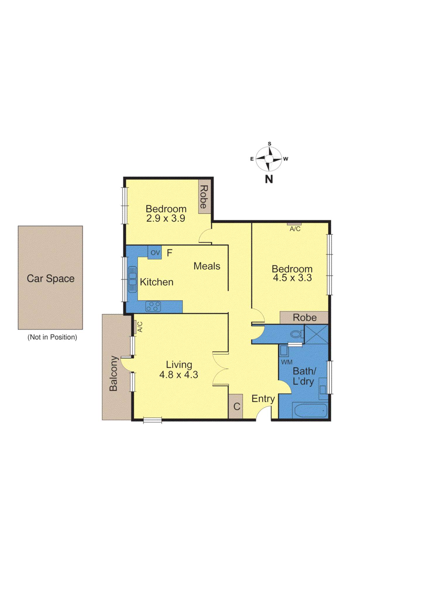 Floorplan of Homely apartment listing, 9/29 Auburn Grove, Hawthorn East VIC 3123