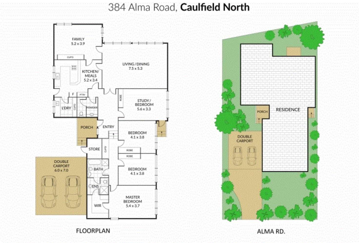 Floorplan of Homely house listing, 384 Alma Road, Caulfield North VIC 3161