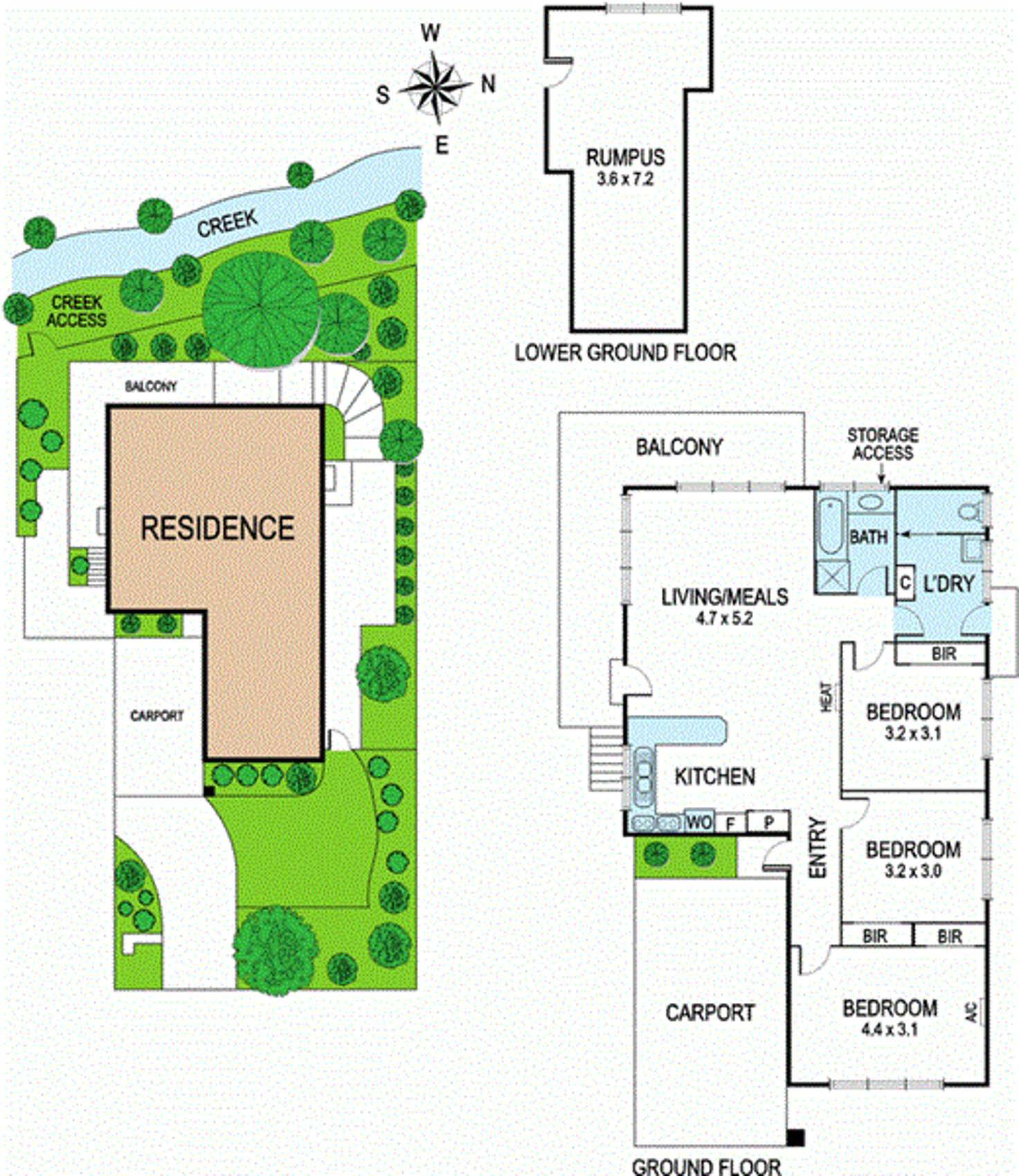Floorplan of Homely house listing, 4 Abercorn Avenue, Ivanhoe VIC 3079
