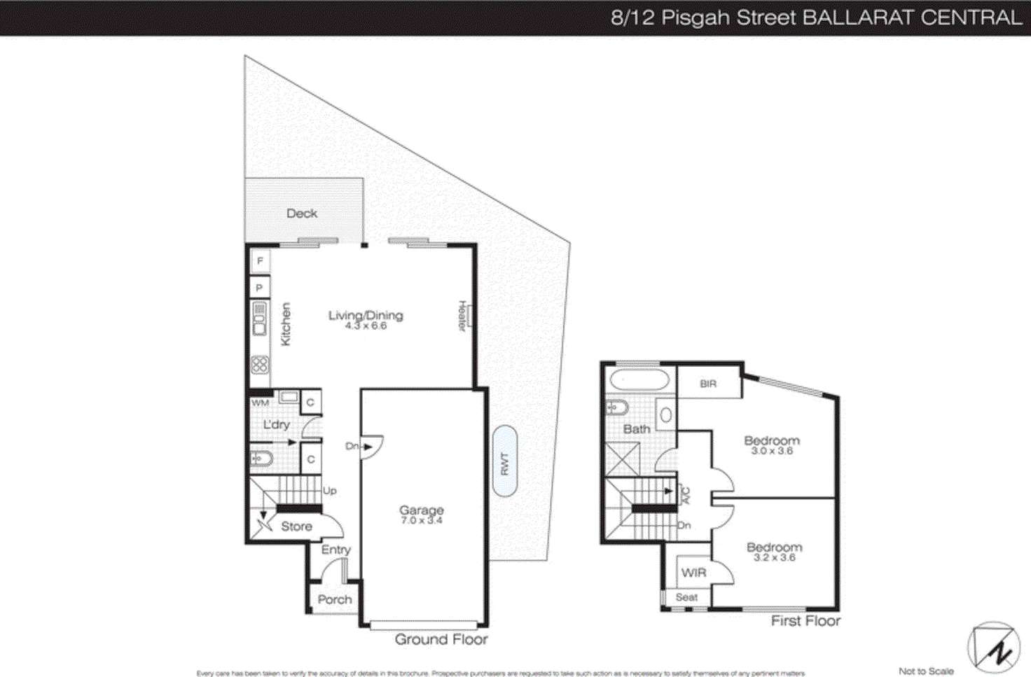 Floorplan of Homely house listing, 8/12 Pisgah Street, Ballarat Central VIC 3350