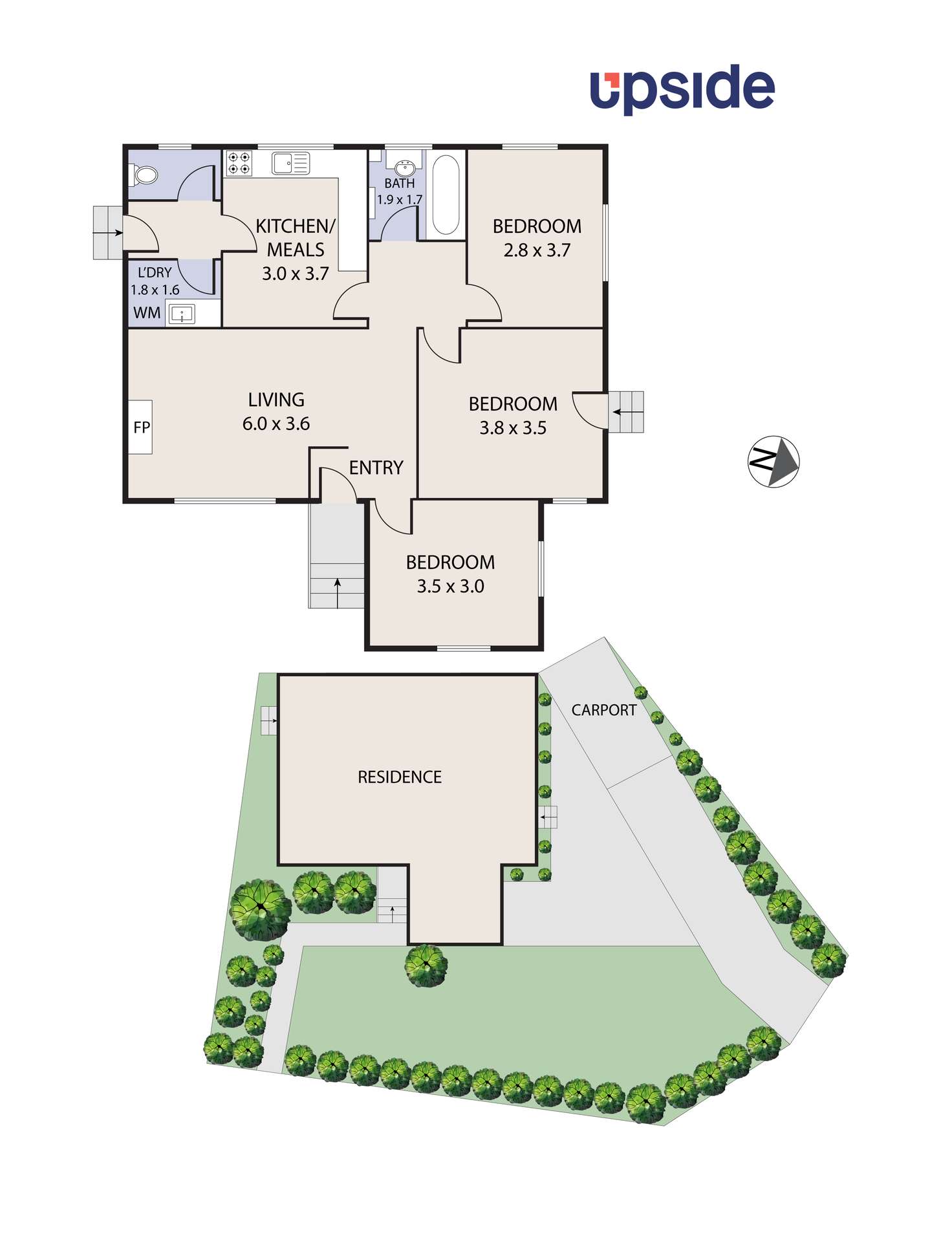 Floorplan of Homely house listing, 20 Oak Avenue, Doveton VIC 3177