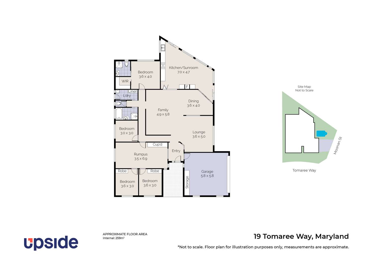 Floorplan of Homely house listing, 19 Tomaree Way, Maryland NSW 2287