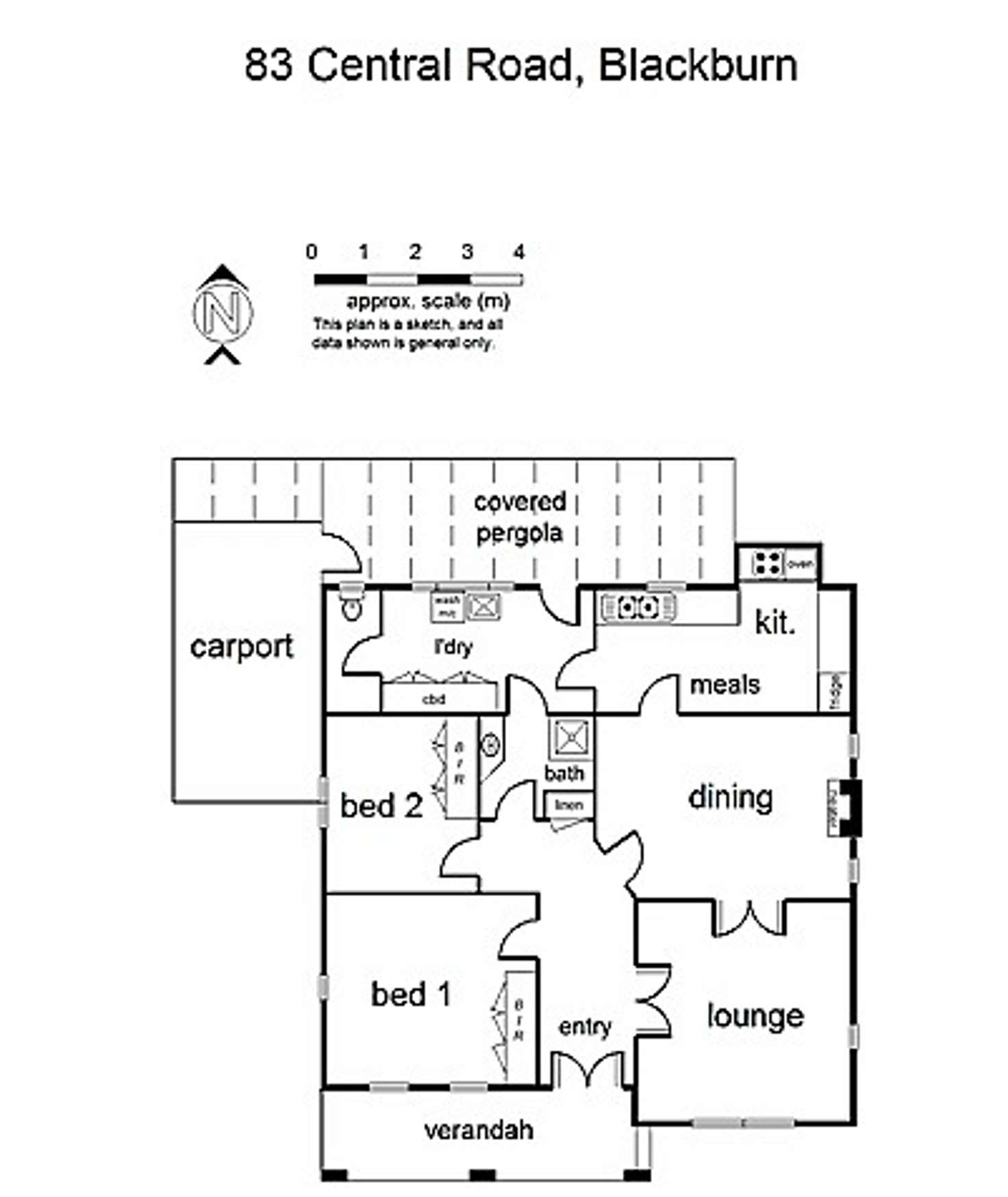 Floorplan of Homely house listing, 83 Central Road, Blackburn VIC 3130