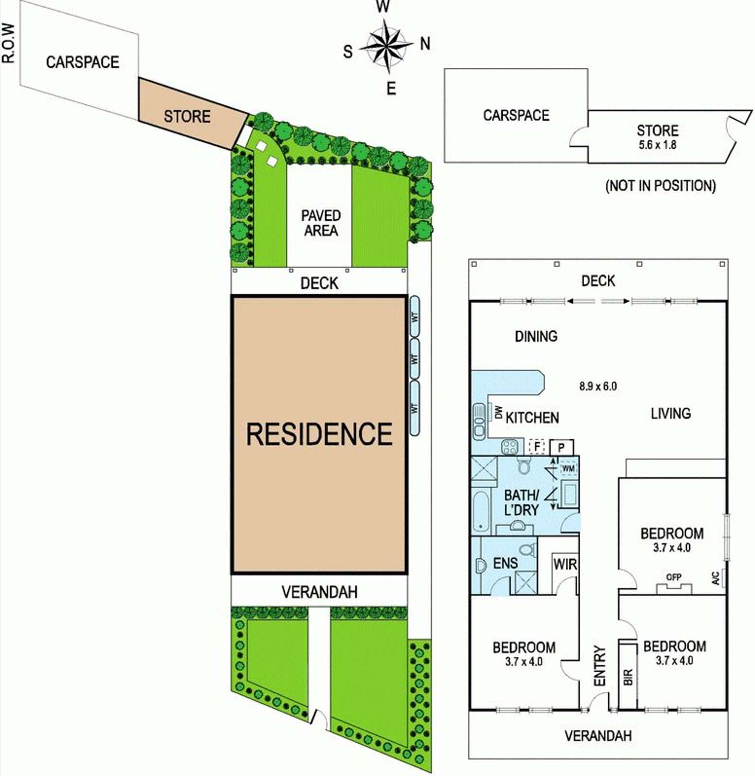 Floorplan of Homely house listing, 4 South Crescent, Northcote VIC 3070