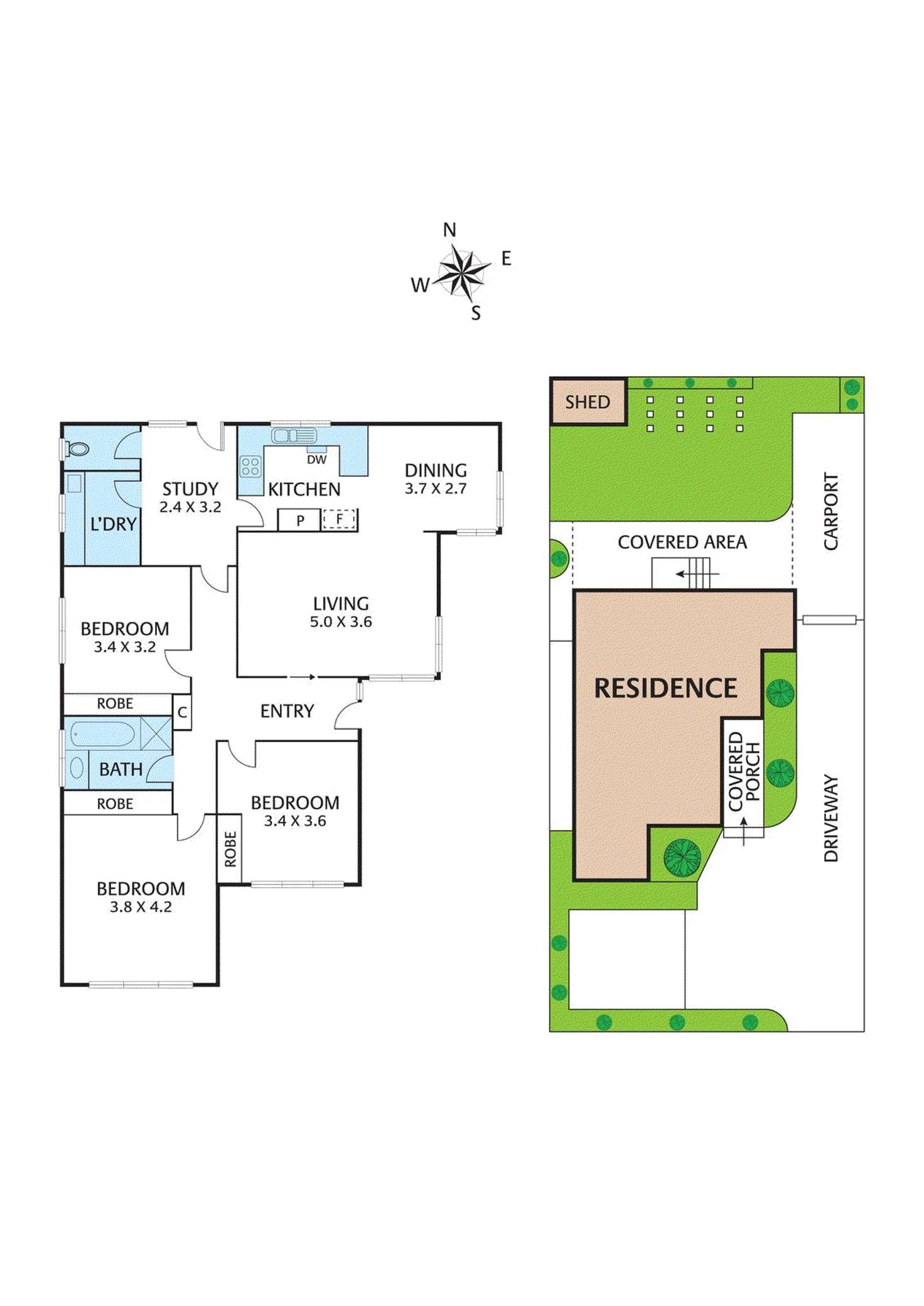 Floorplan of Homely house listing, 468 Grimshaw Street, Bundoora VIC 3083