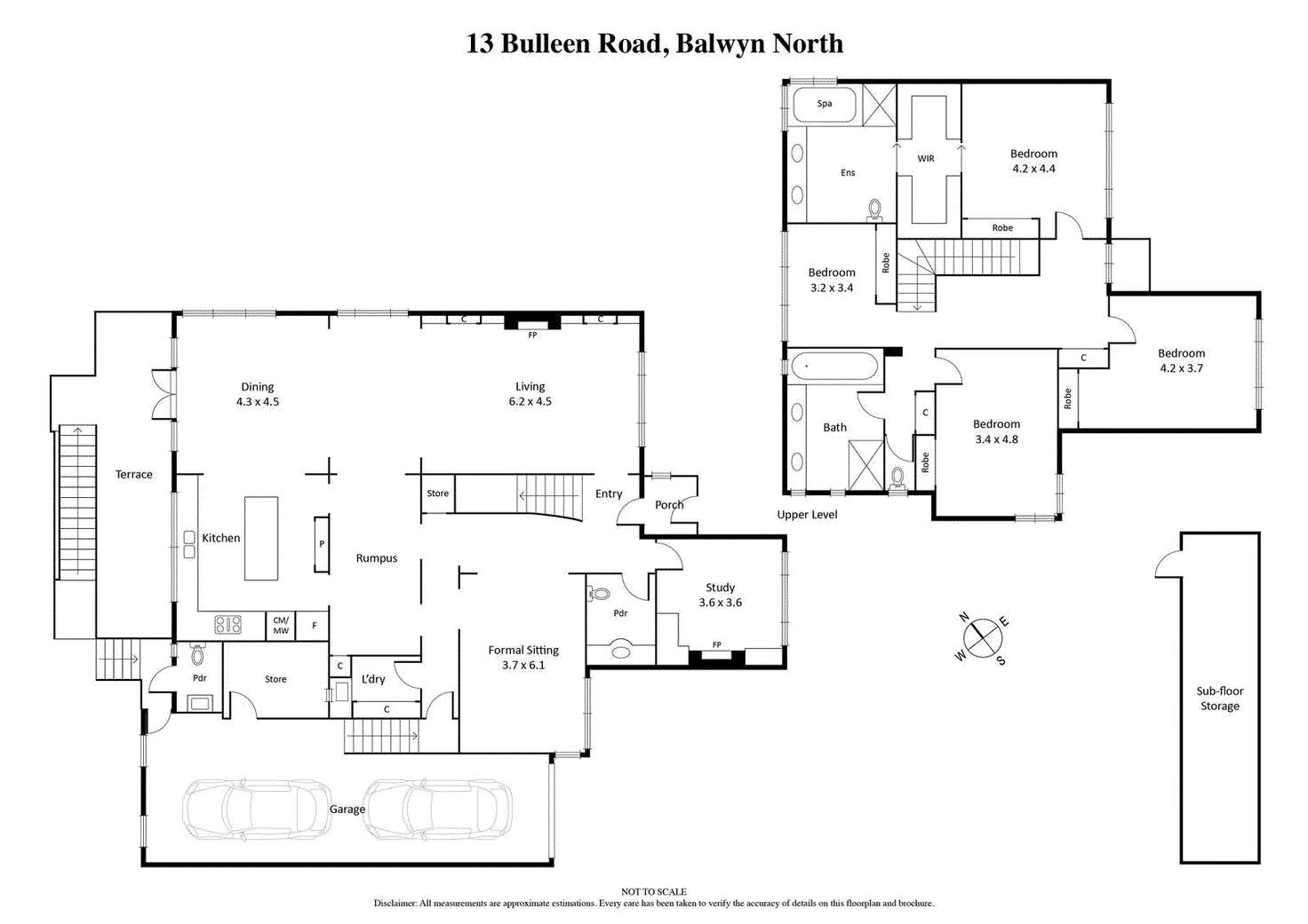 Floorplan of Homely house listing, 13 Bulleen Road, Balwyn North VIC 3104