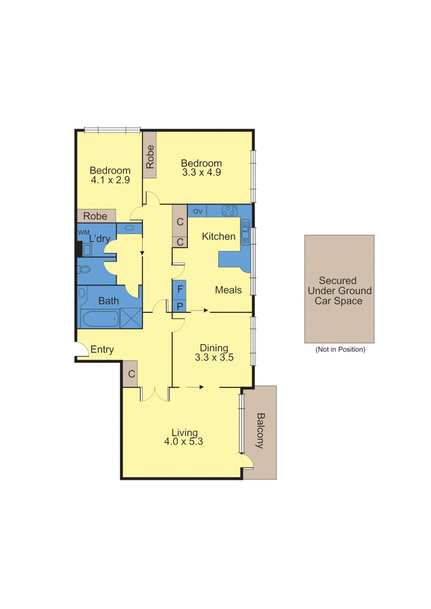 Floorplan of Homely apartment listing, 24/33 Murphy Street, South Yarra VIC 3141