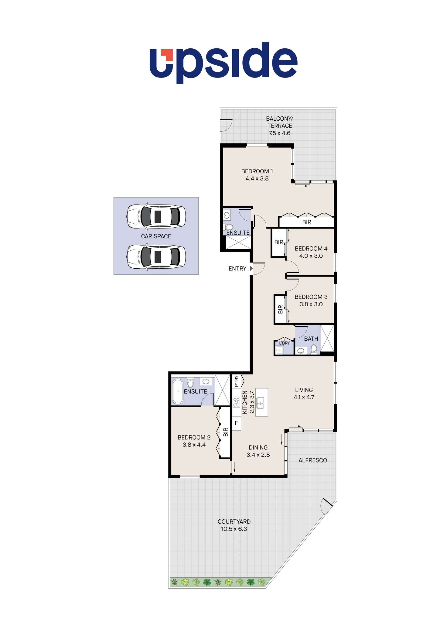 Floorplan of Homely apartment listing, 4/6C Evergreen Mews, Armadale VIC 3143