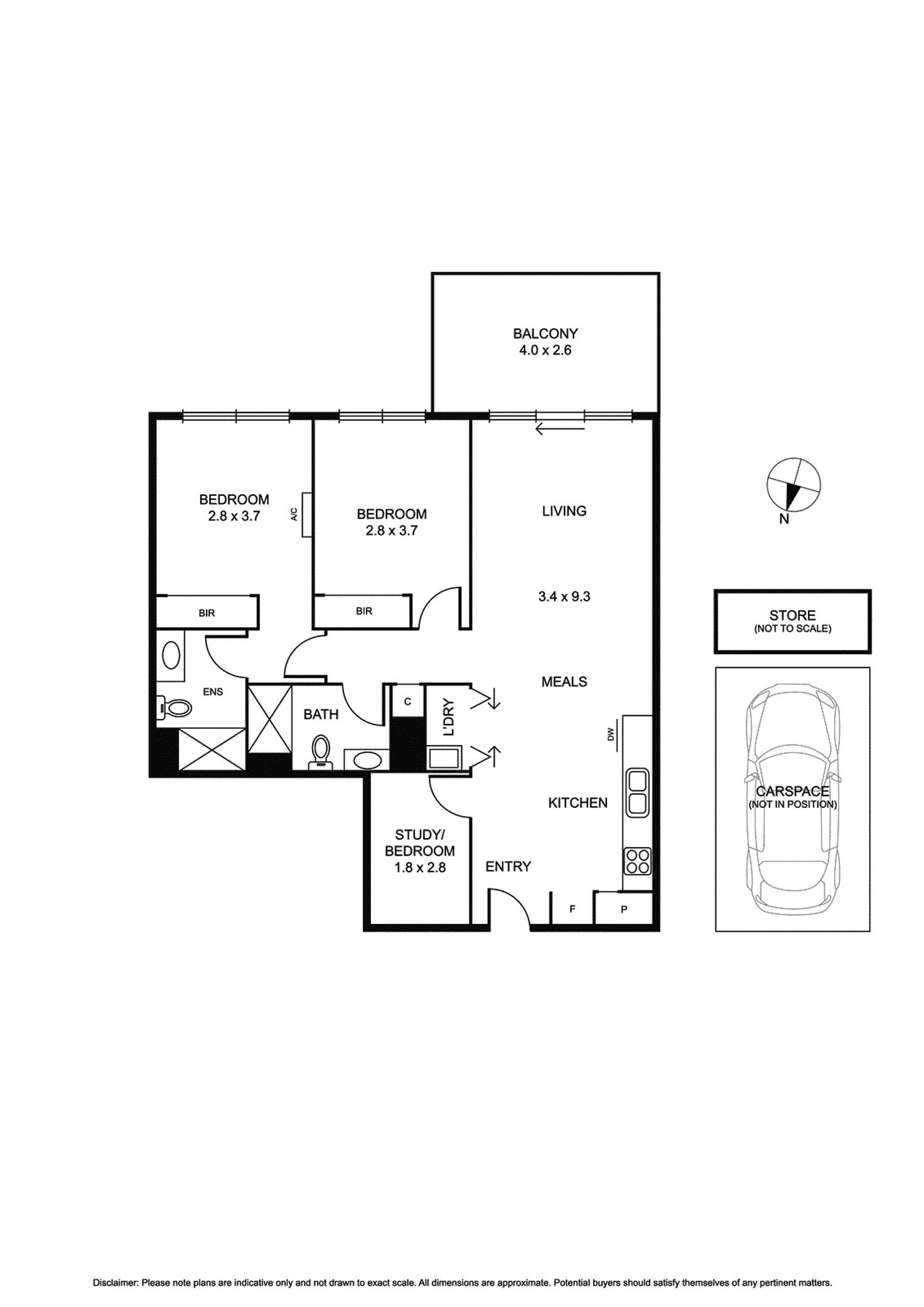 Floorplan of Homely apartment listing, 301/5 Sandbelt Close, Heatherton VIC 3202