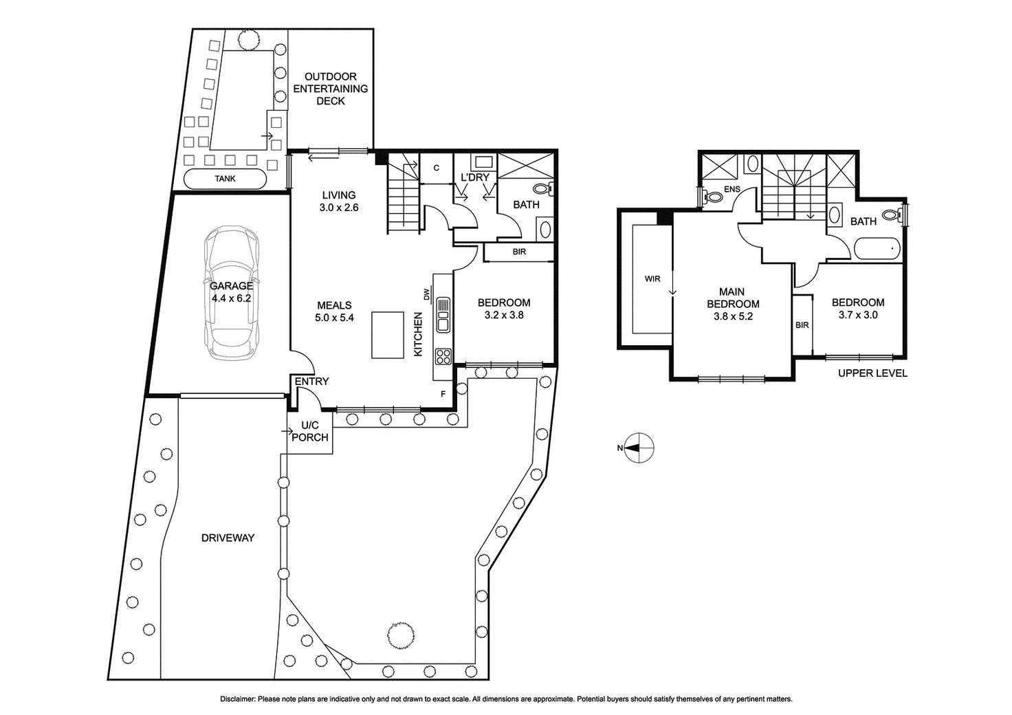 Floorplan of Homely townhouse listing, 1/4 Lilac Street, Bentleigh East VIC 3165