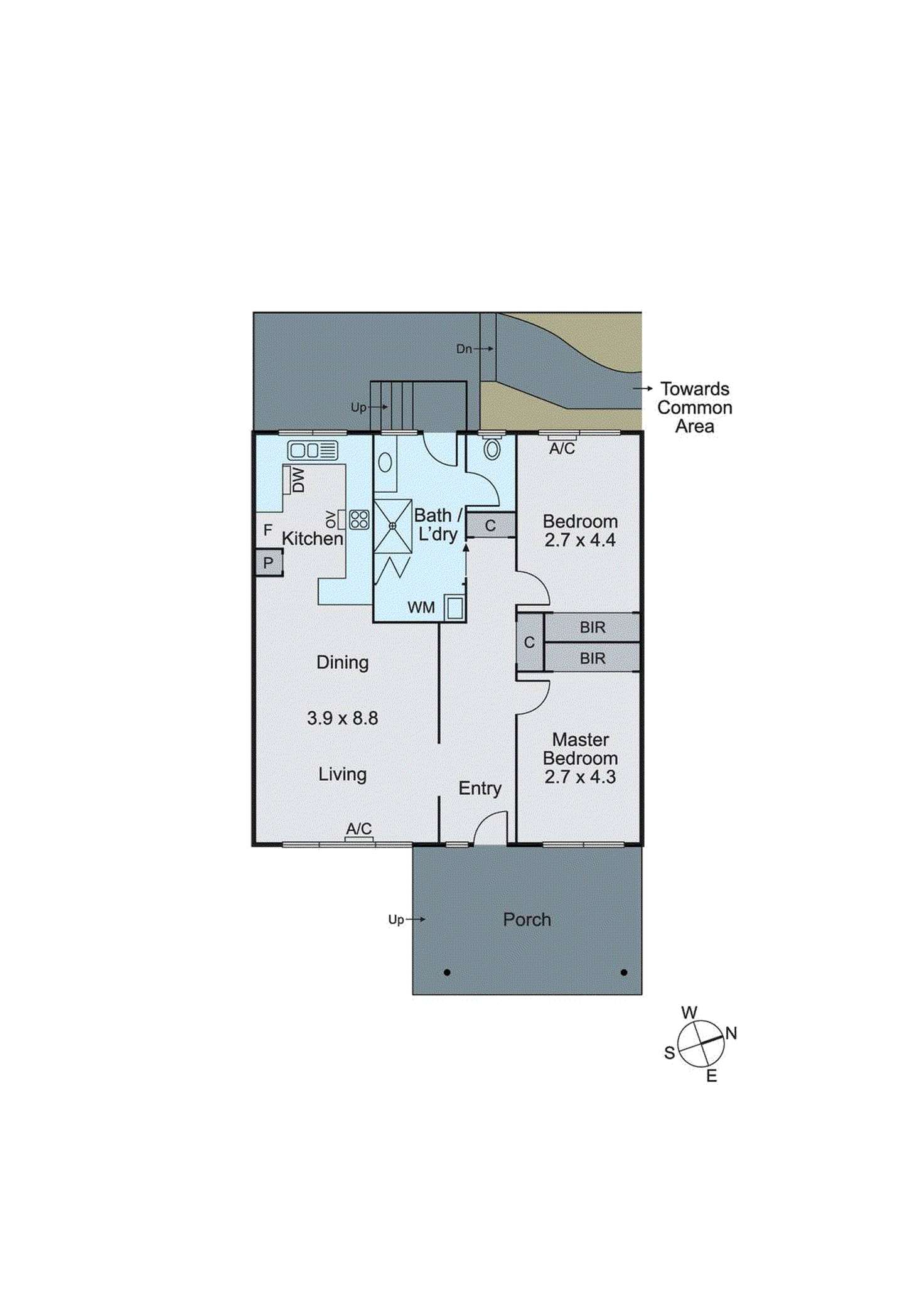 Floorplan of Homely villa listing, 4/23 Gardiner Parade, Glen Iris VIC 3146