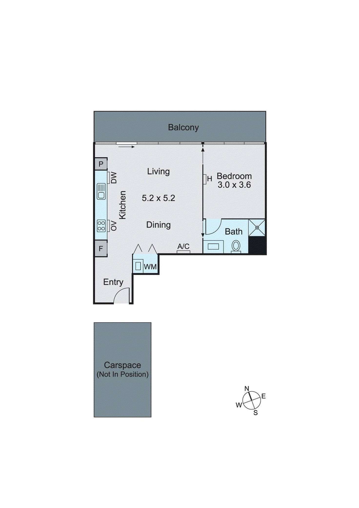 Floorplan of Homely apartment listing, 37/2-4 Samada Street, Notting Hill VIC 3168