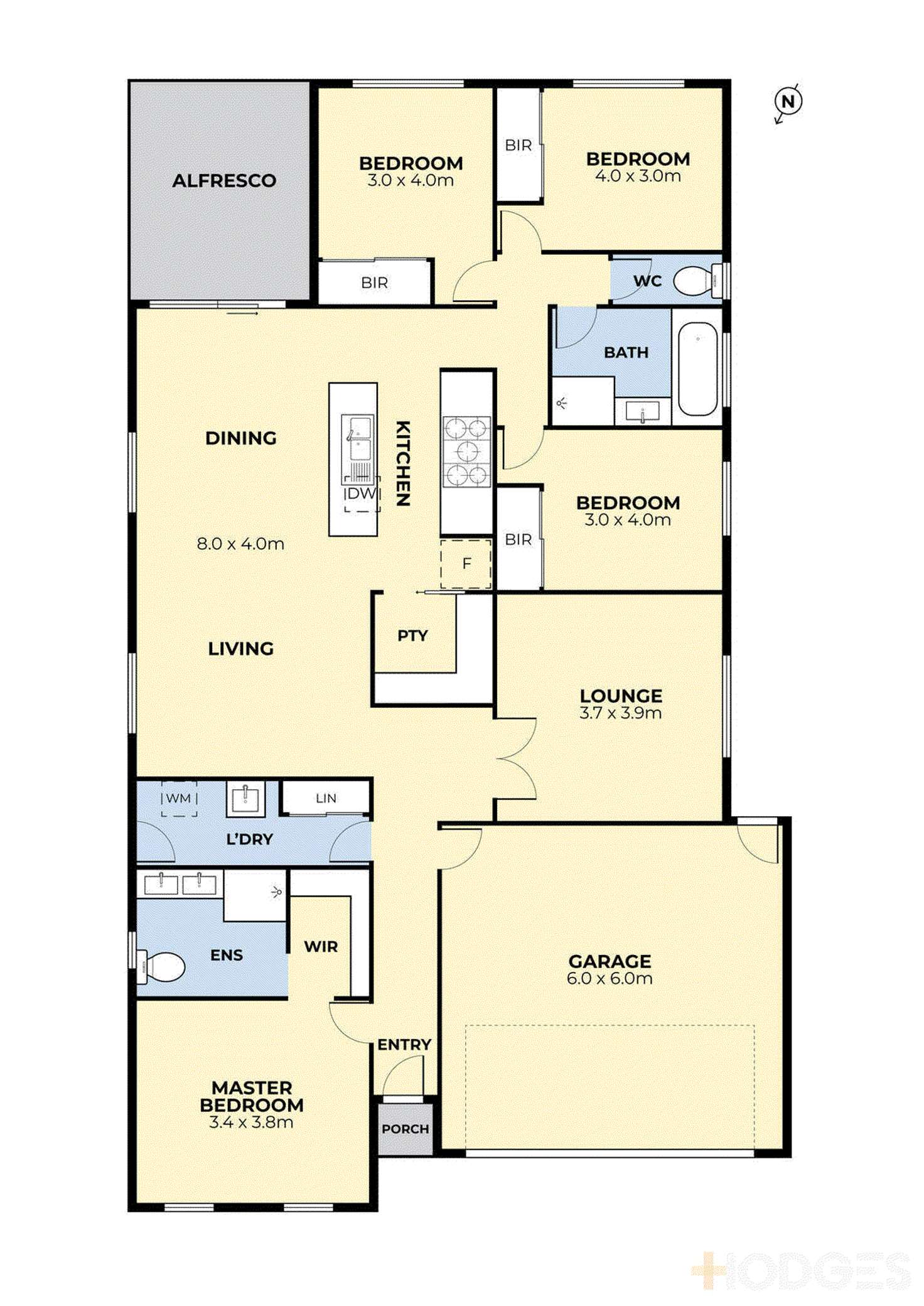 Floorplan of Homely house listing, 40 Cloudburst Avenue, Wyndham Vale VIC 3024