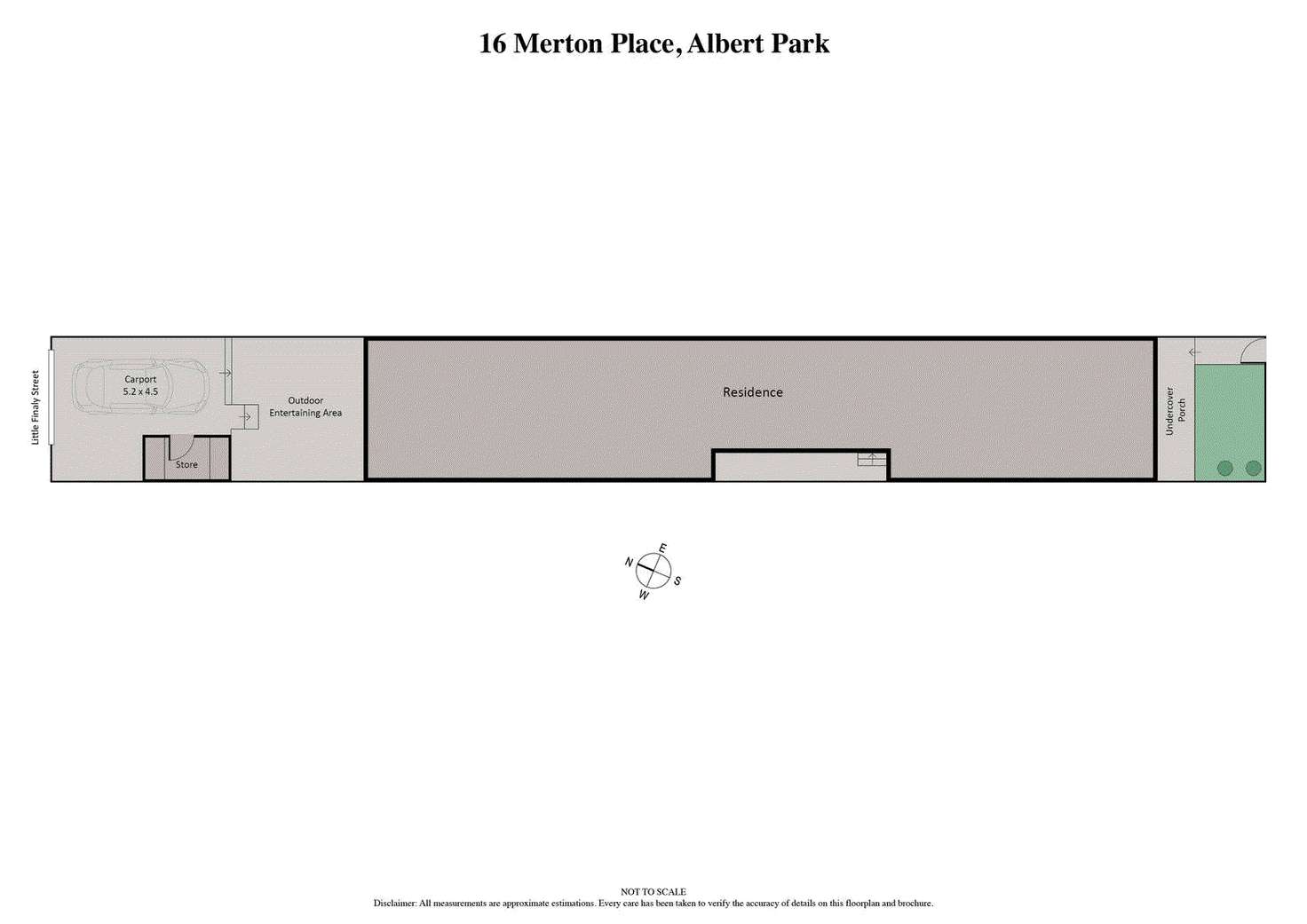 Floorplan of Homely house listing, 16 Merton Place, Albert Park VIC 3206