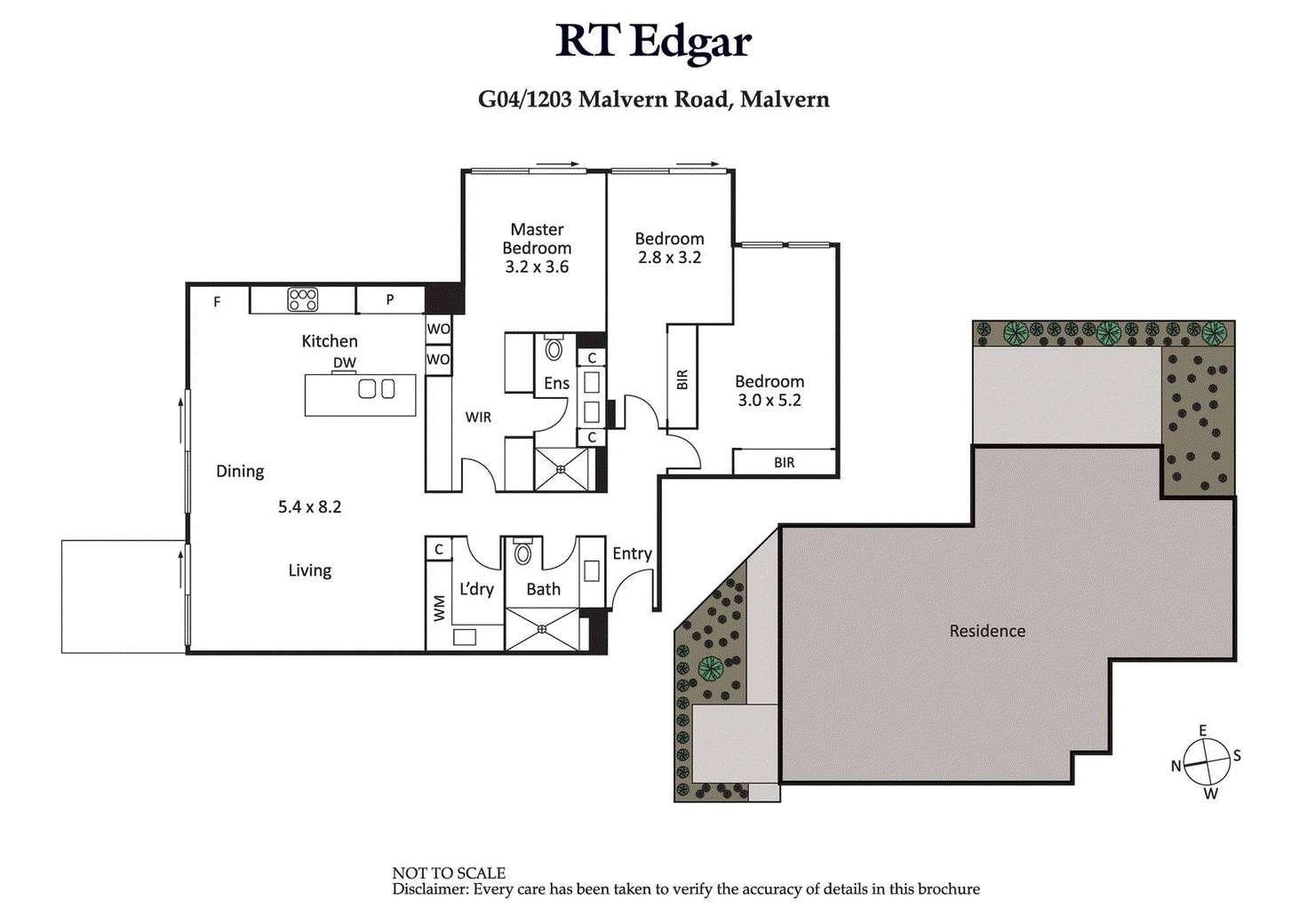 Floorplan of Homely apartment listing, G04/1203 Malvern Road, Malvern VIC 3144