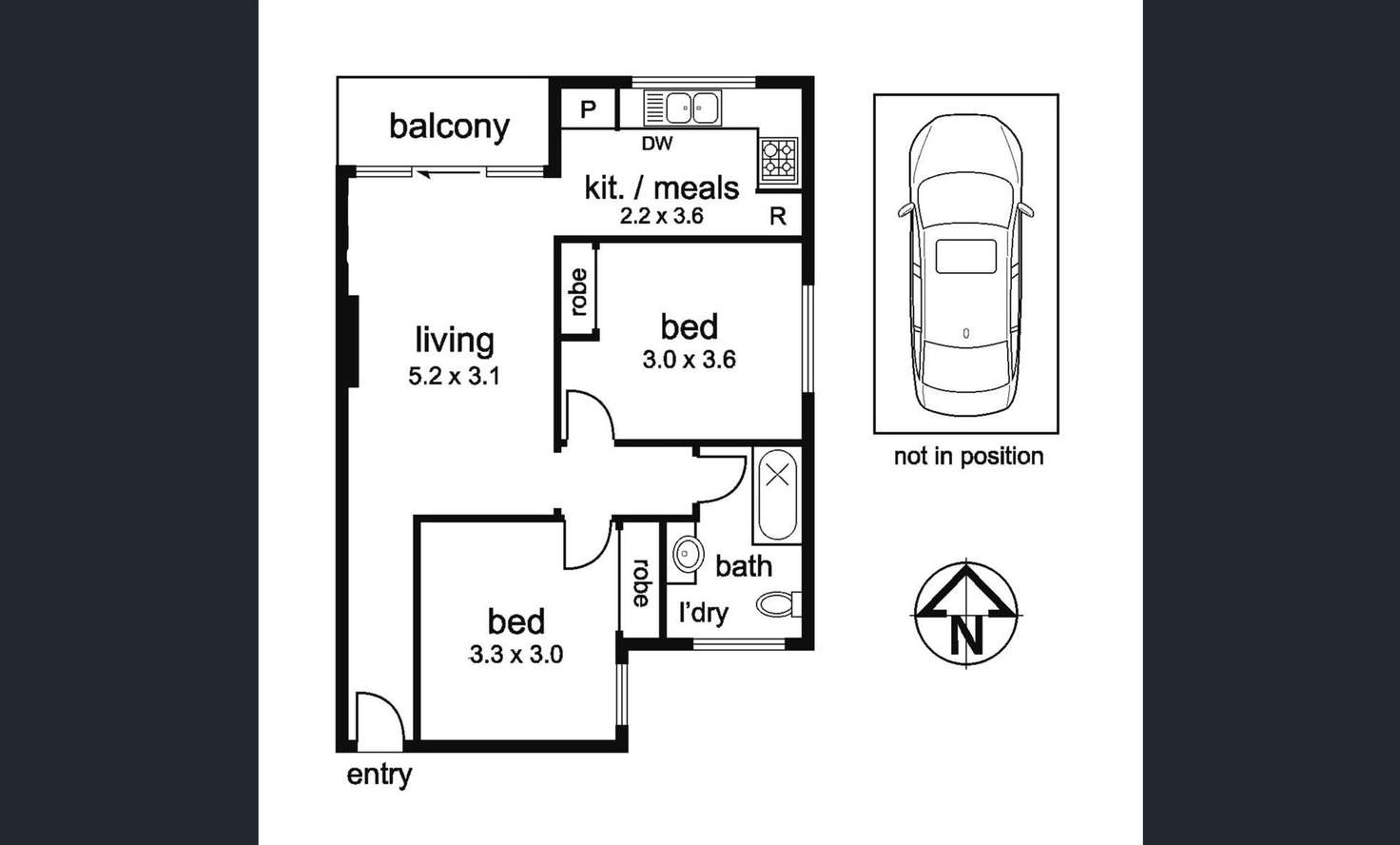 Floorplan of Homely unit listing, 24/174 Victoria Street, Brunswick East VIC 3057