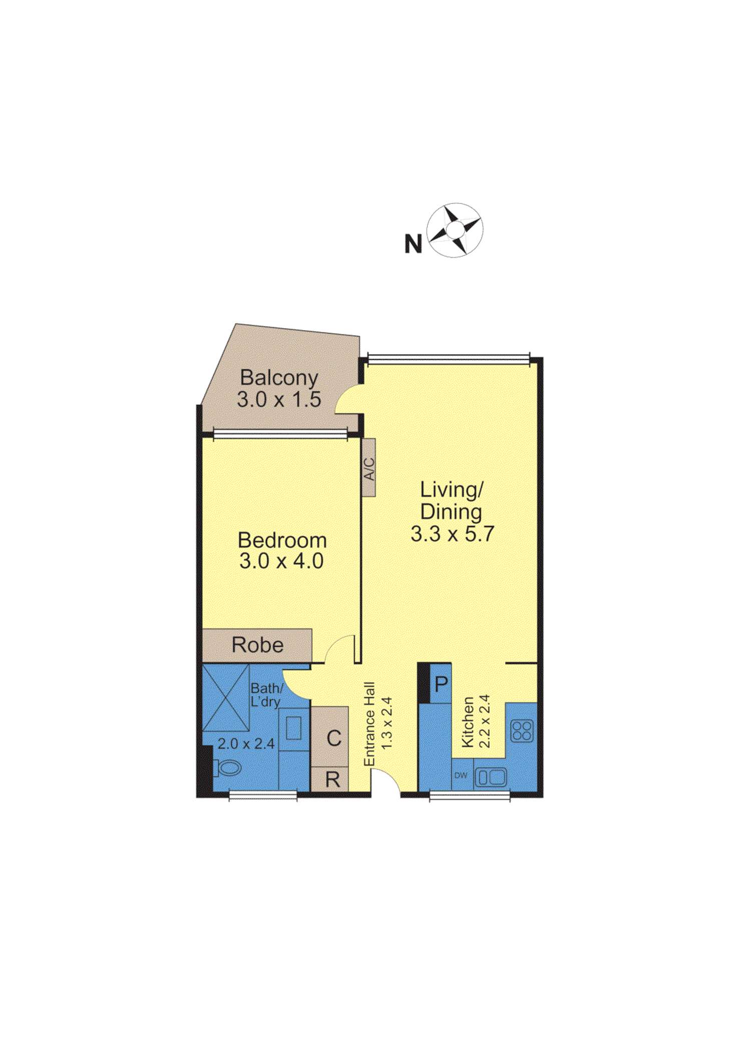 Floorplan of Homely apartment listing, 9/20 Denmark Hill Road, Hawthorn East VIC 3123