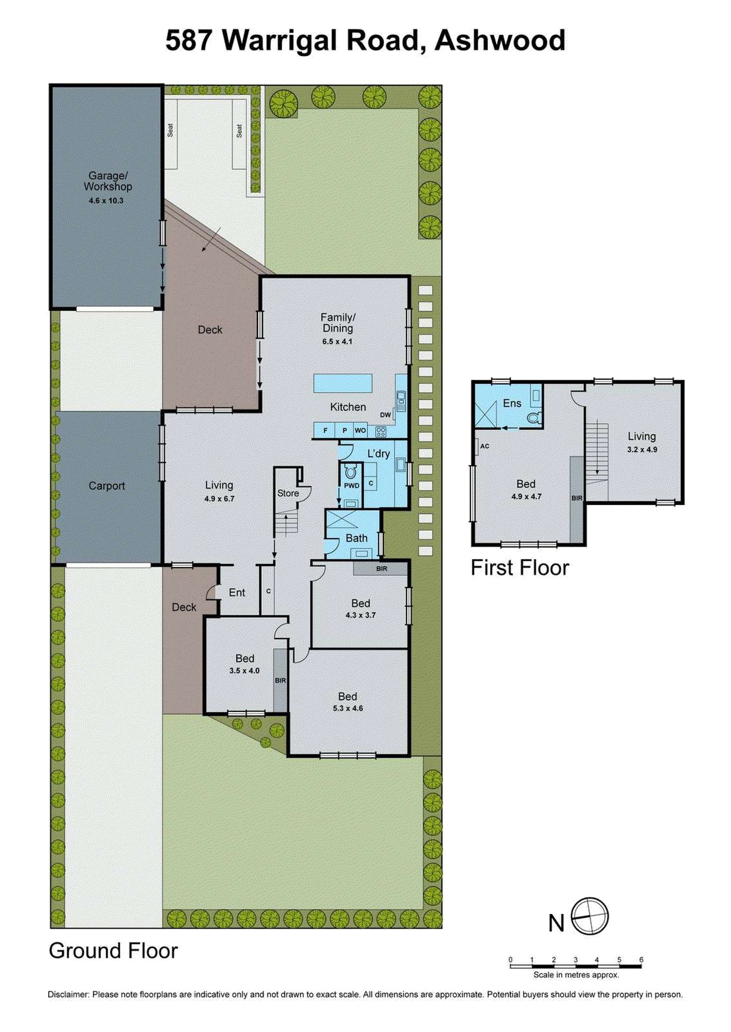 Floorplan of Homely house listing, 587 Warrigal Road, Ashwood VIC 3147