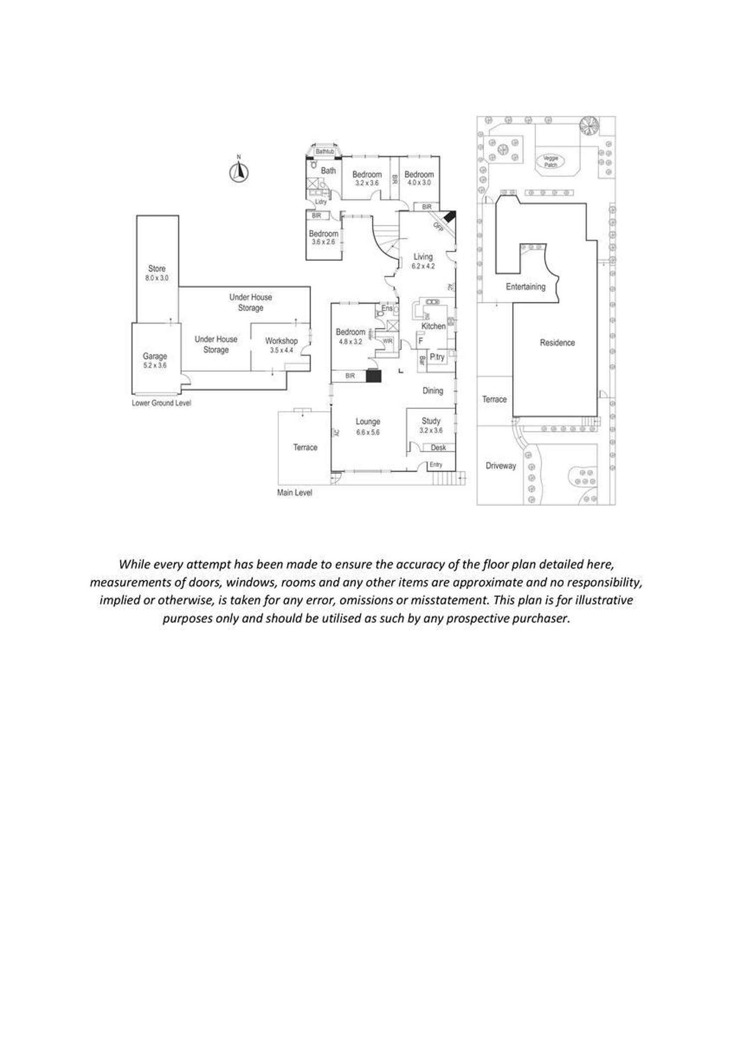 Floorplan of Homely house listing, 45 Anderson Street, Heidelberg VIC 3084