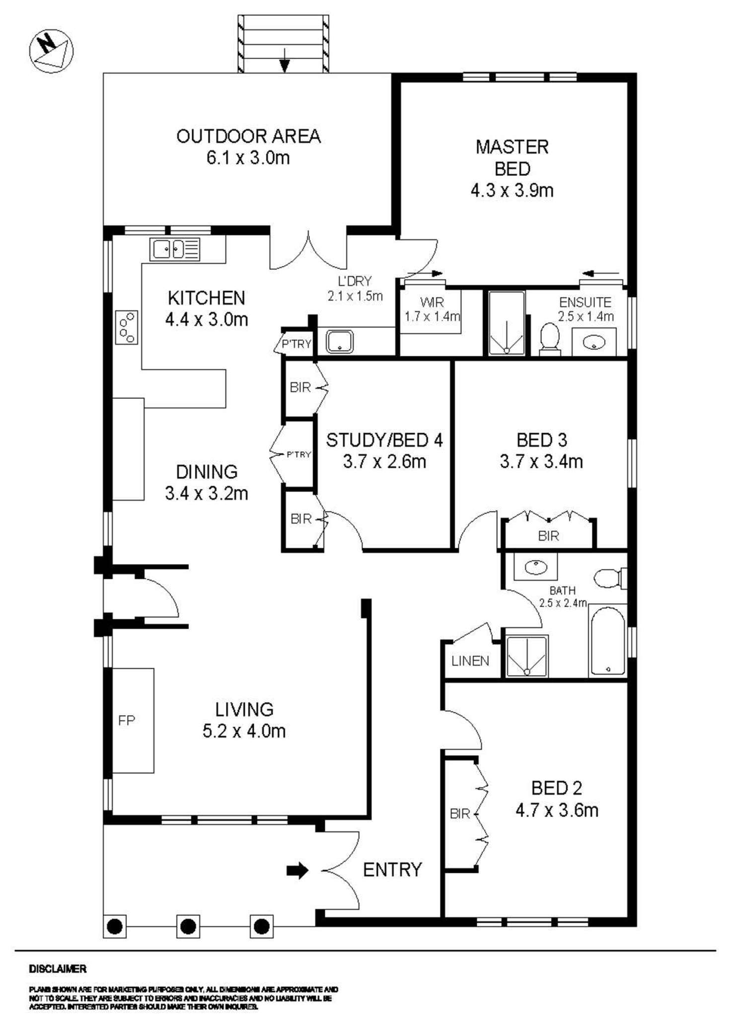 Floorplan of Homely house listing, 818 Eureka Street, Ballarat East VIC 3350
