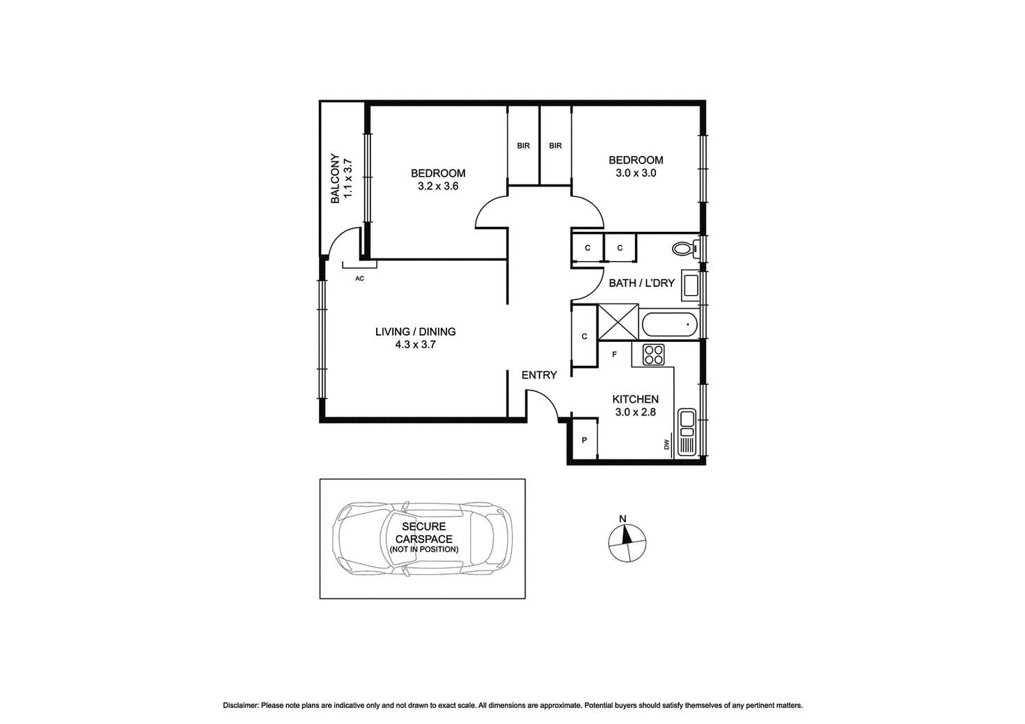 Floorplan of Homely apartment listing, 8/684 Inkerman Road, Caulfield North VIC 3161