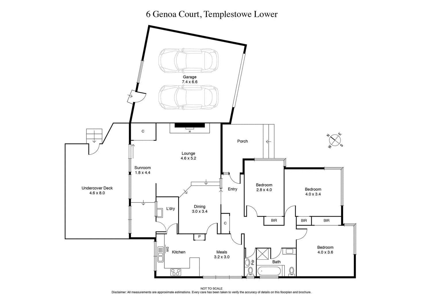 Floorplan of Homely house listing, 2/18 Genoa Court, Templestowe Lower VIC 3107