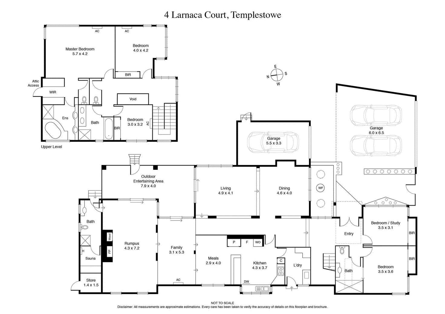 Floorplan of Homely house listing, 4 Larnaca Court, Templestowe VIC 3106