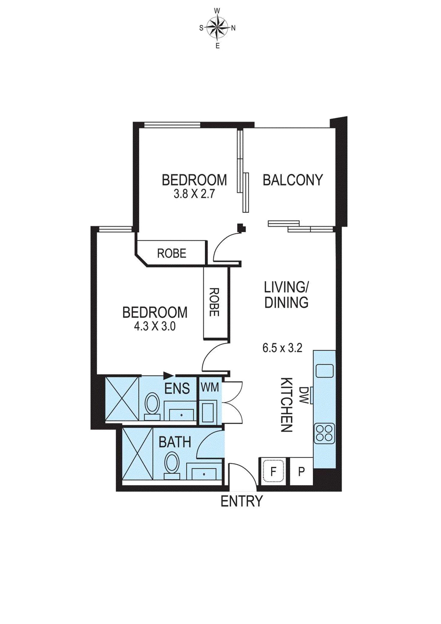 Floorplan of Homely apartment listing, 130/801 Centre Road, Bentleigh East VIC 3165