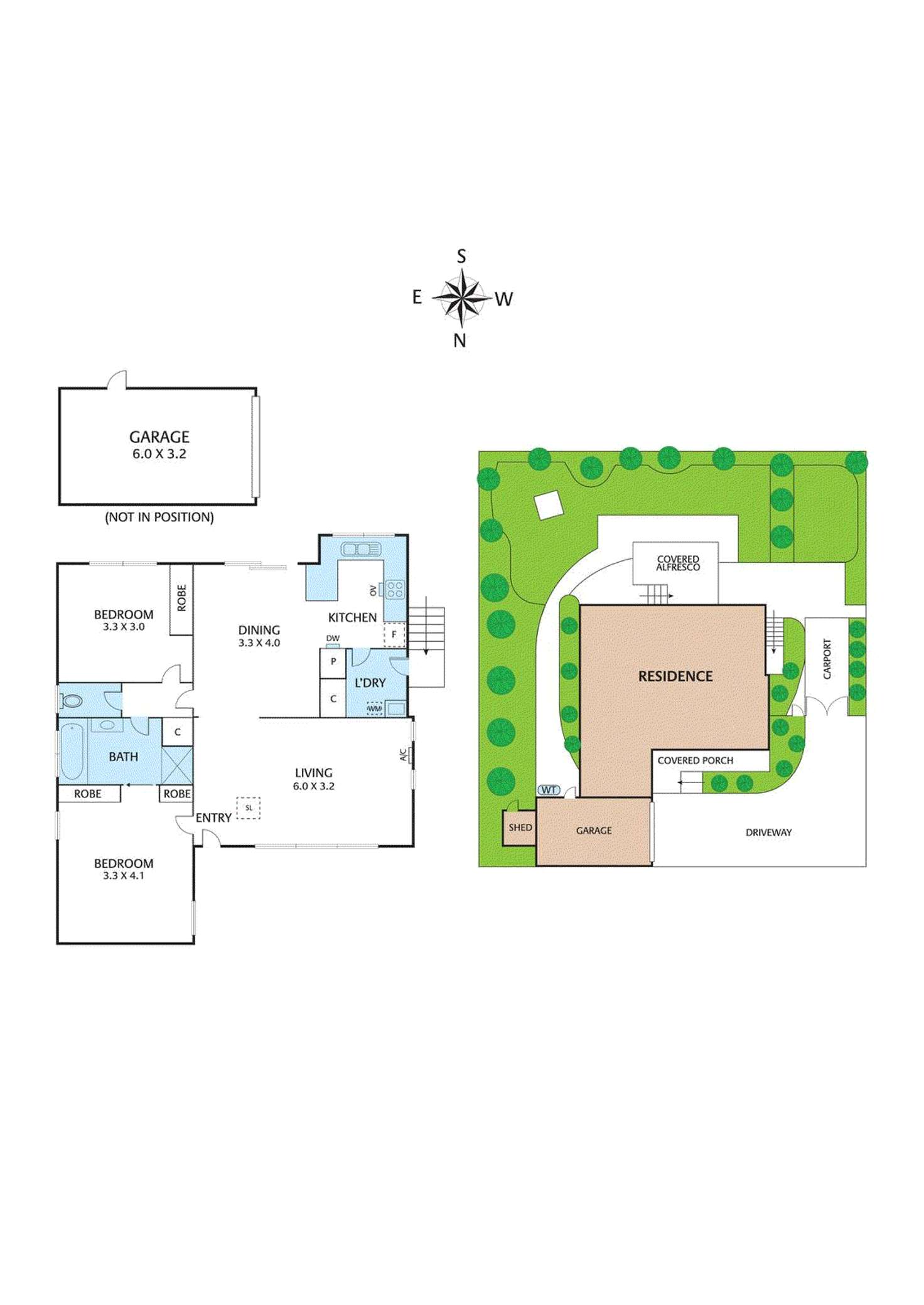 Floorplan of Homely unit listing, 3/66 Pitt Street, Eltham VIC 3095