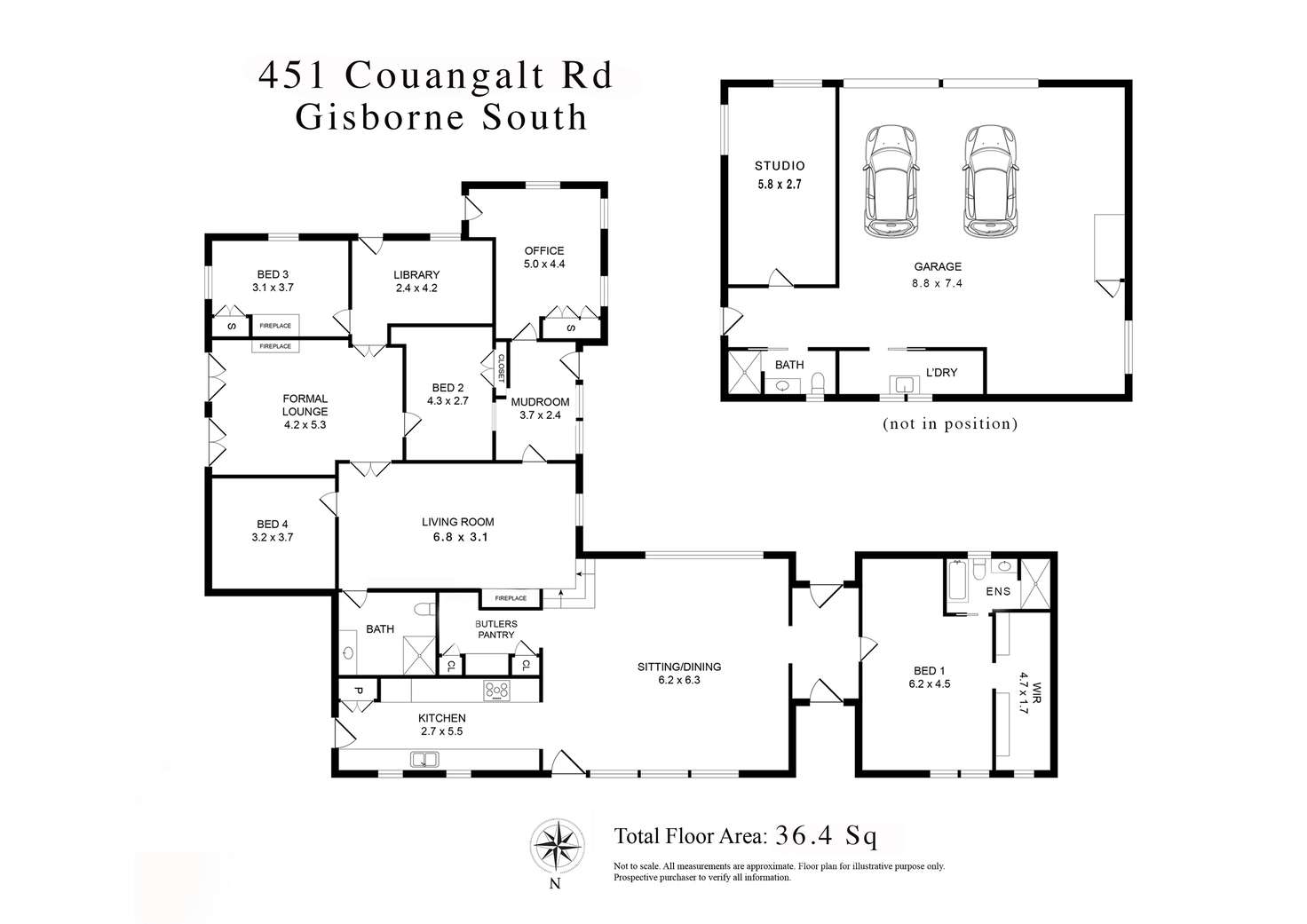 Floorplan of Homely house listing, 451 Couangalt Road, Gisborne South VIC 3437